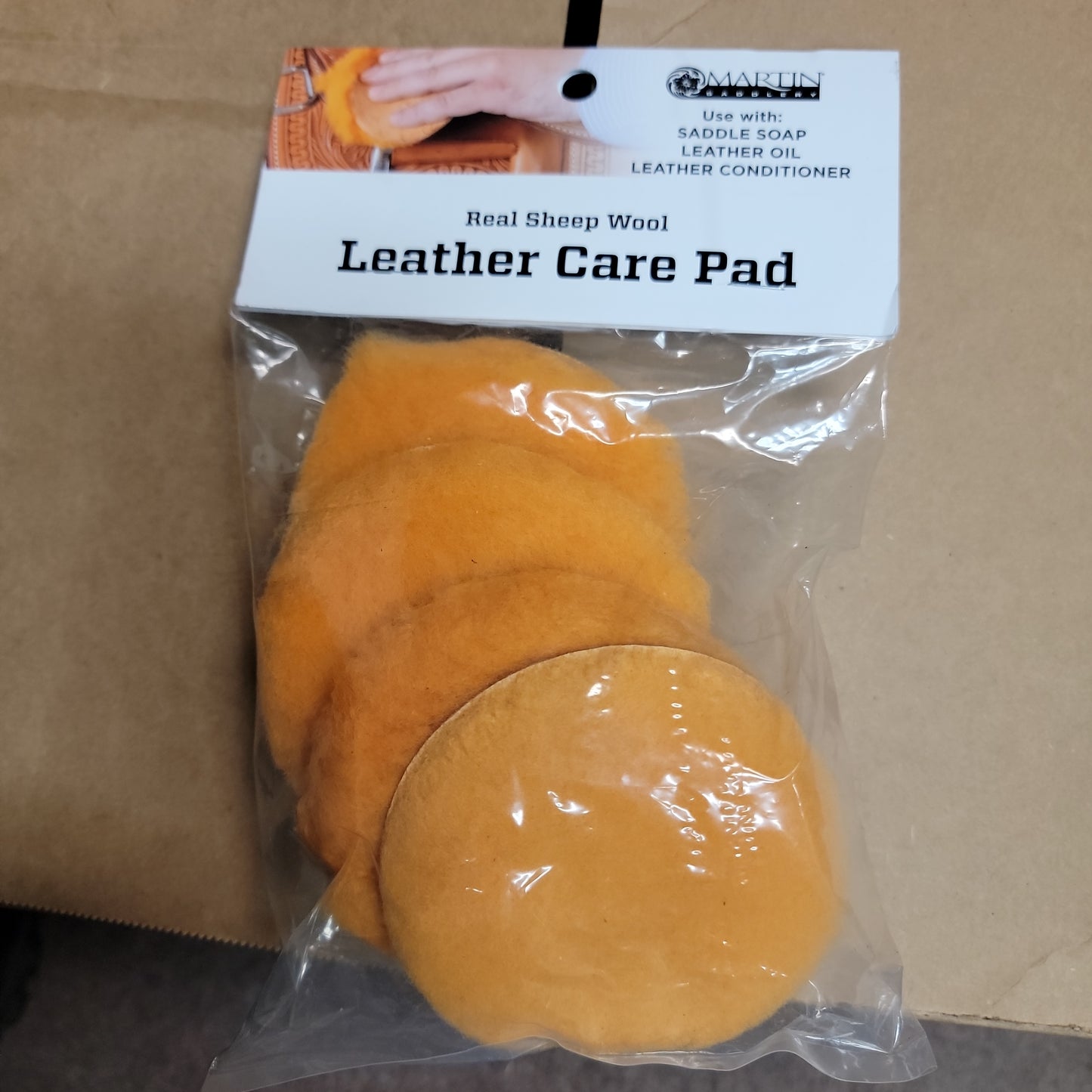 LEATHER CARE PADS-WOOL