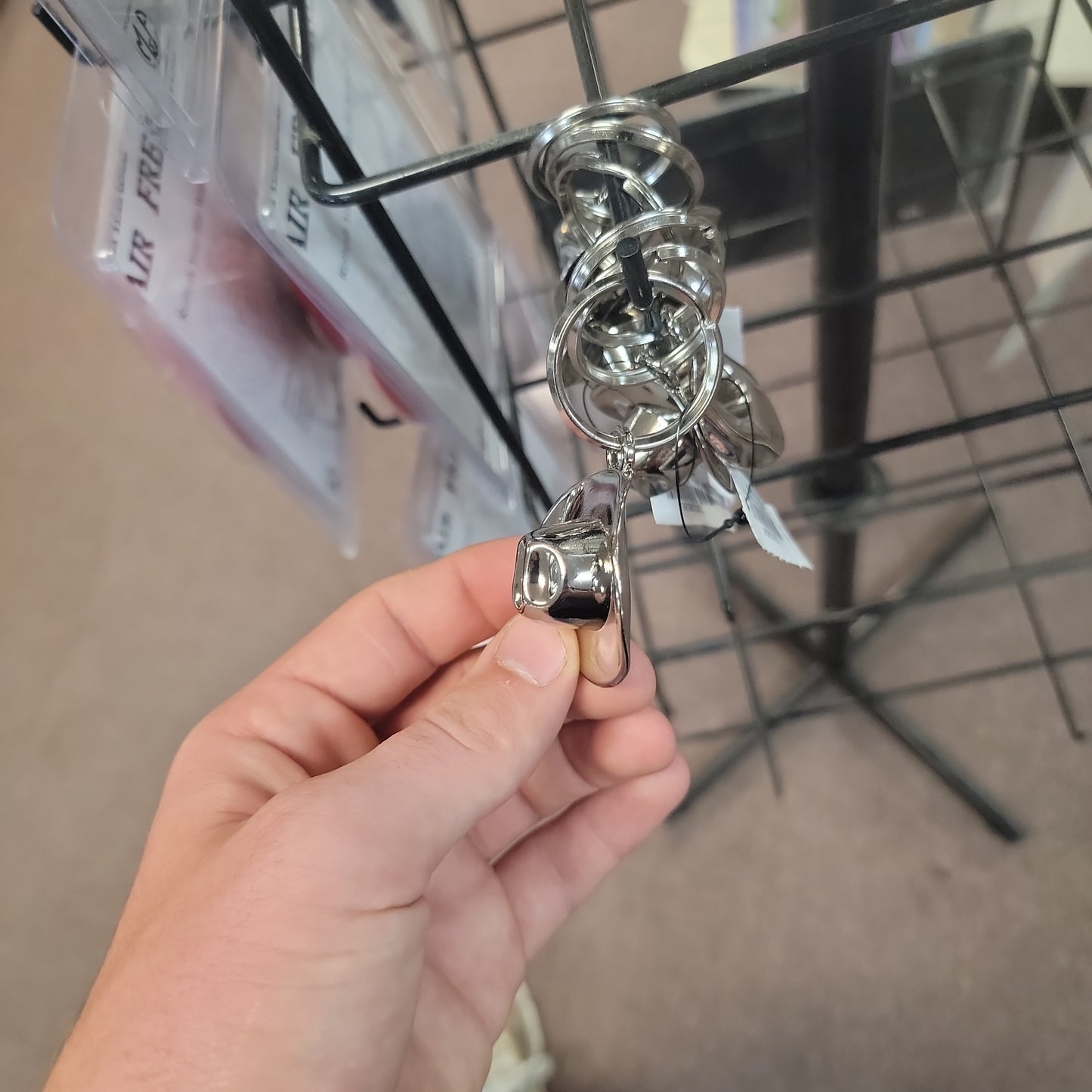 Cowboy hat keychain