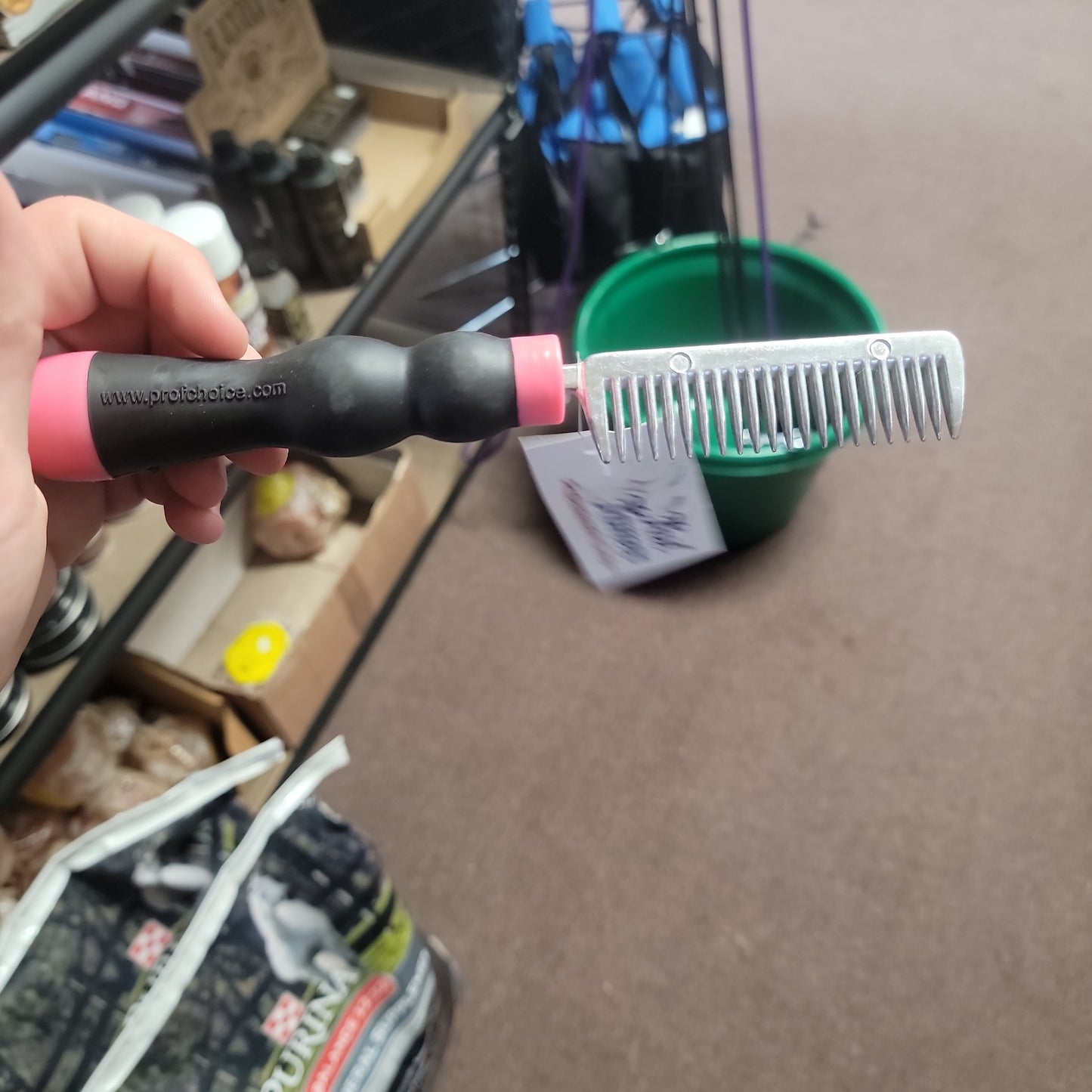 Soft touch mane comb