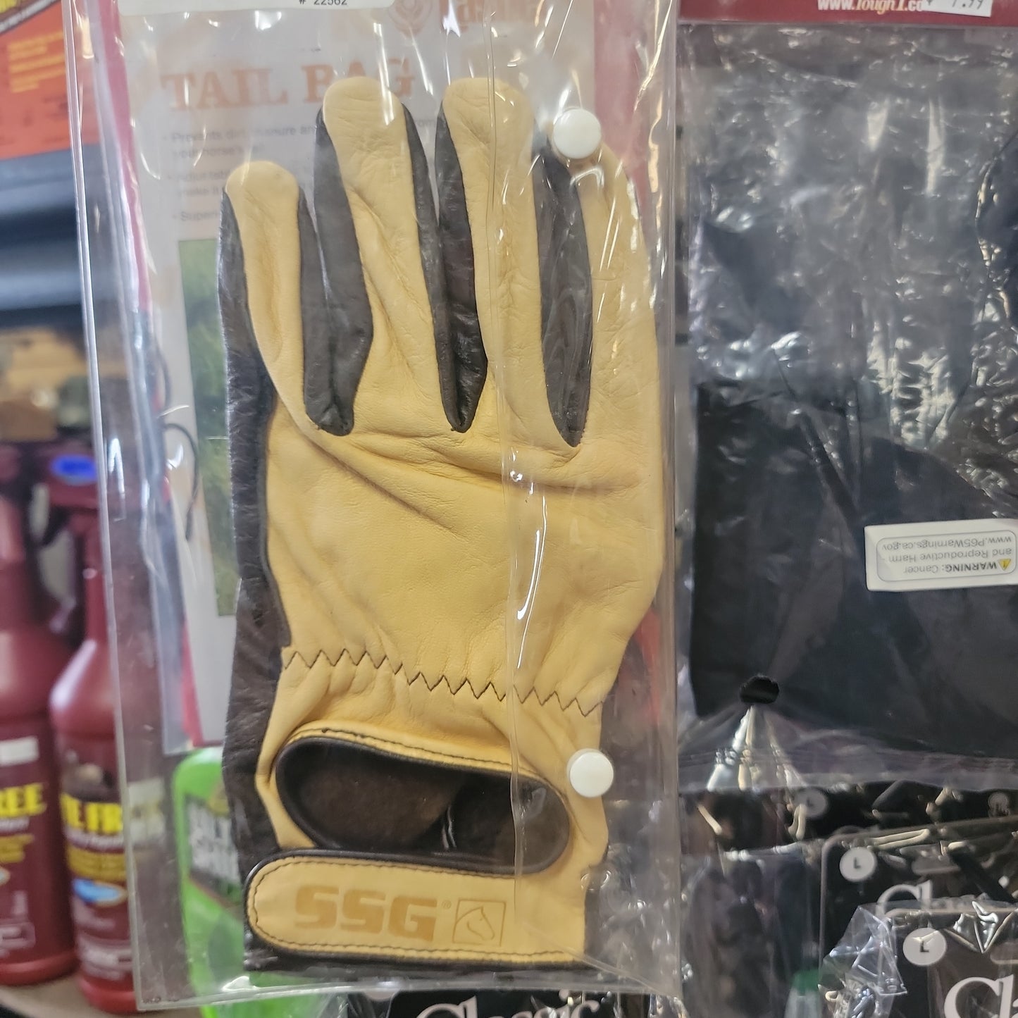 Leather roper glove