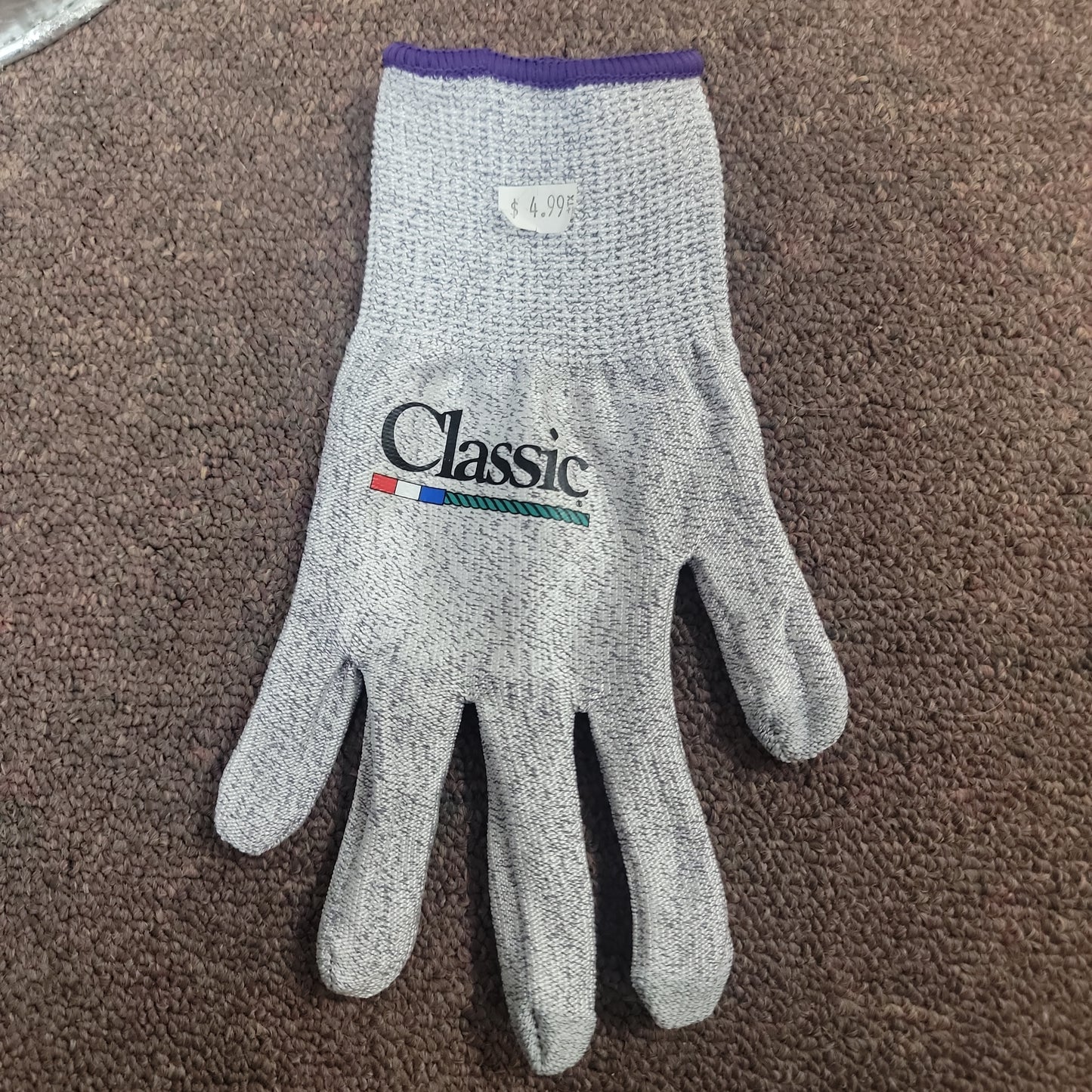 Classic High Performance Roping Glove Purple XL-Purple : XL