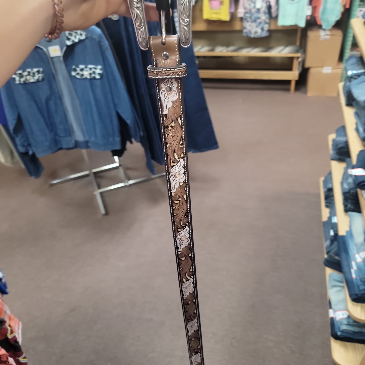 Youth Belt-LEATHER : 28