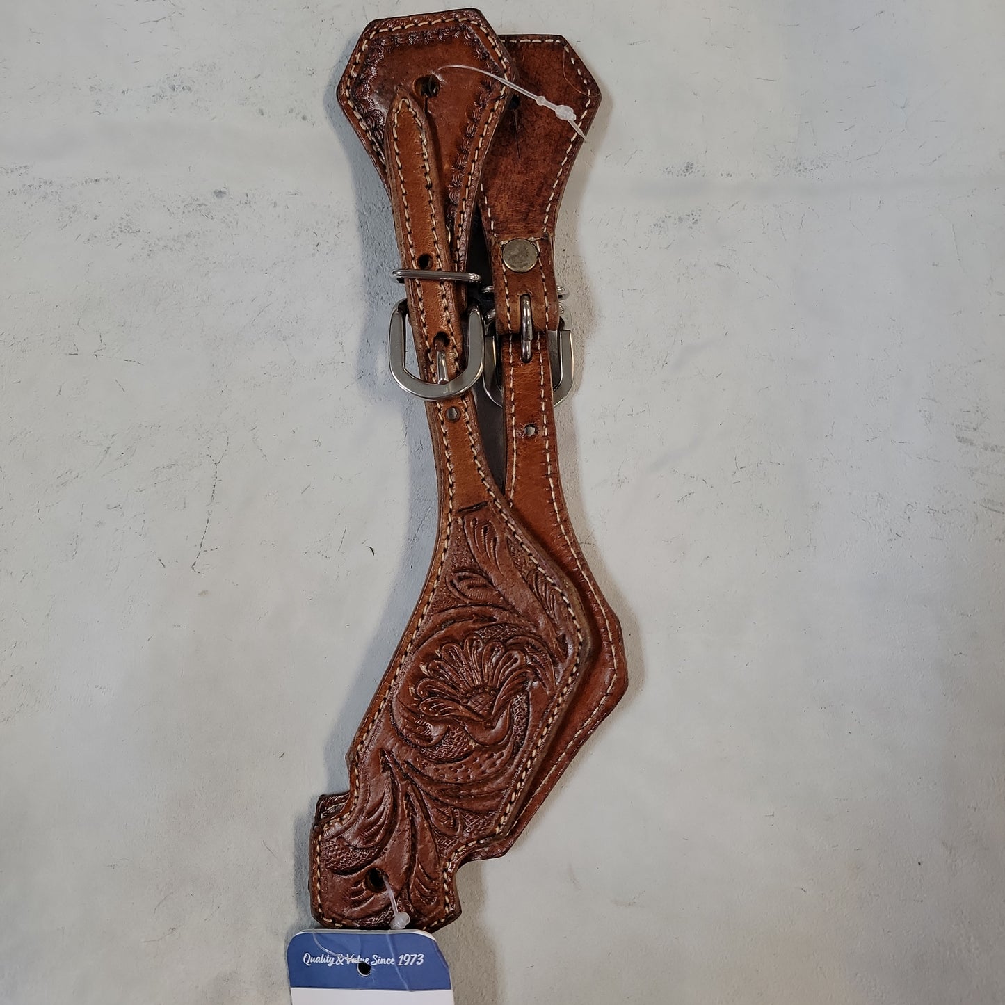 Silver Royal Spur strap floral