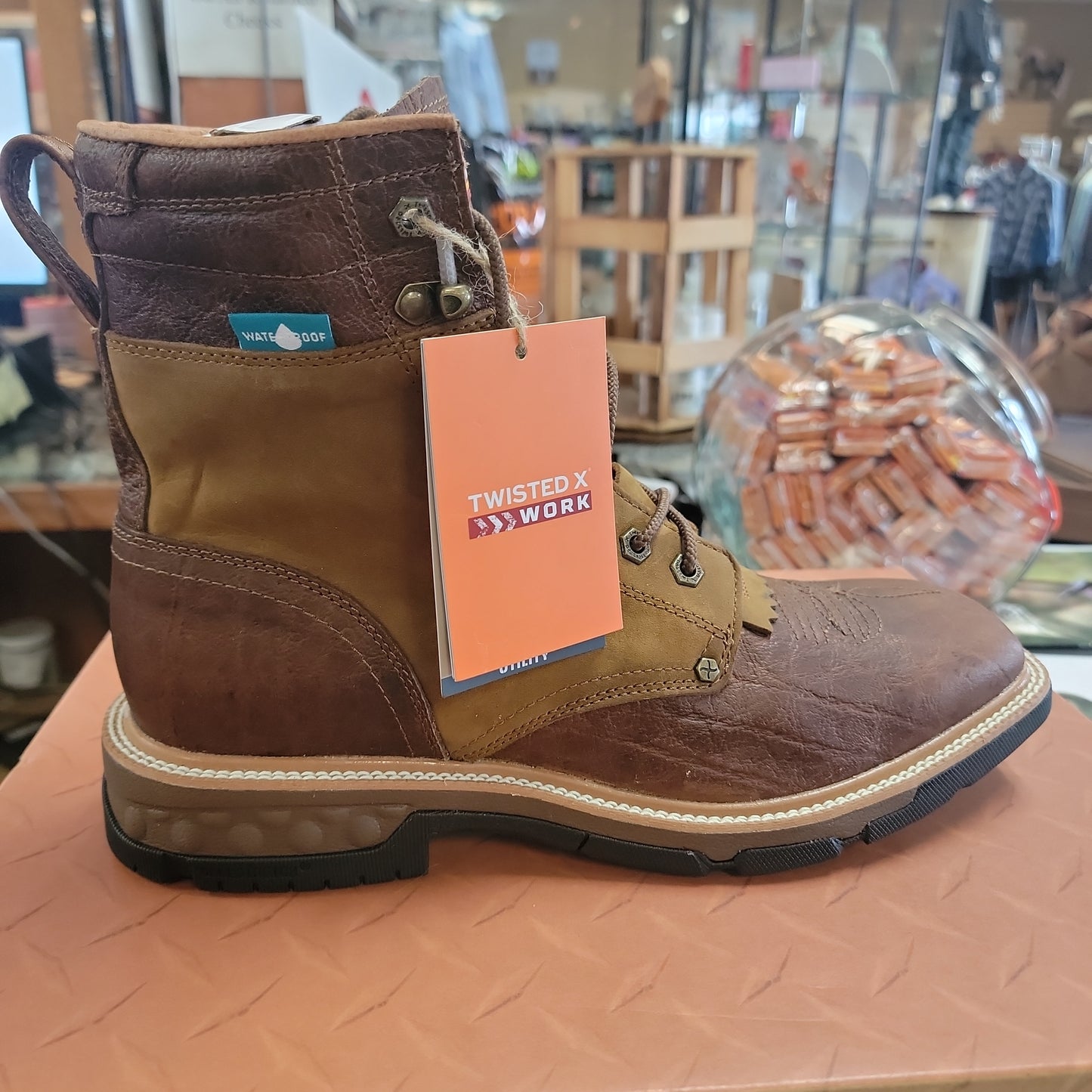 8" Twisted X Work boot