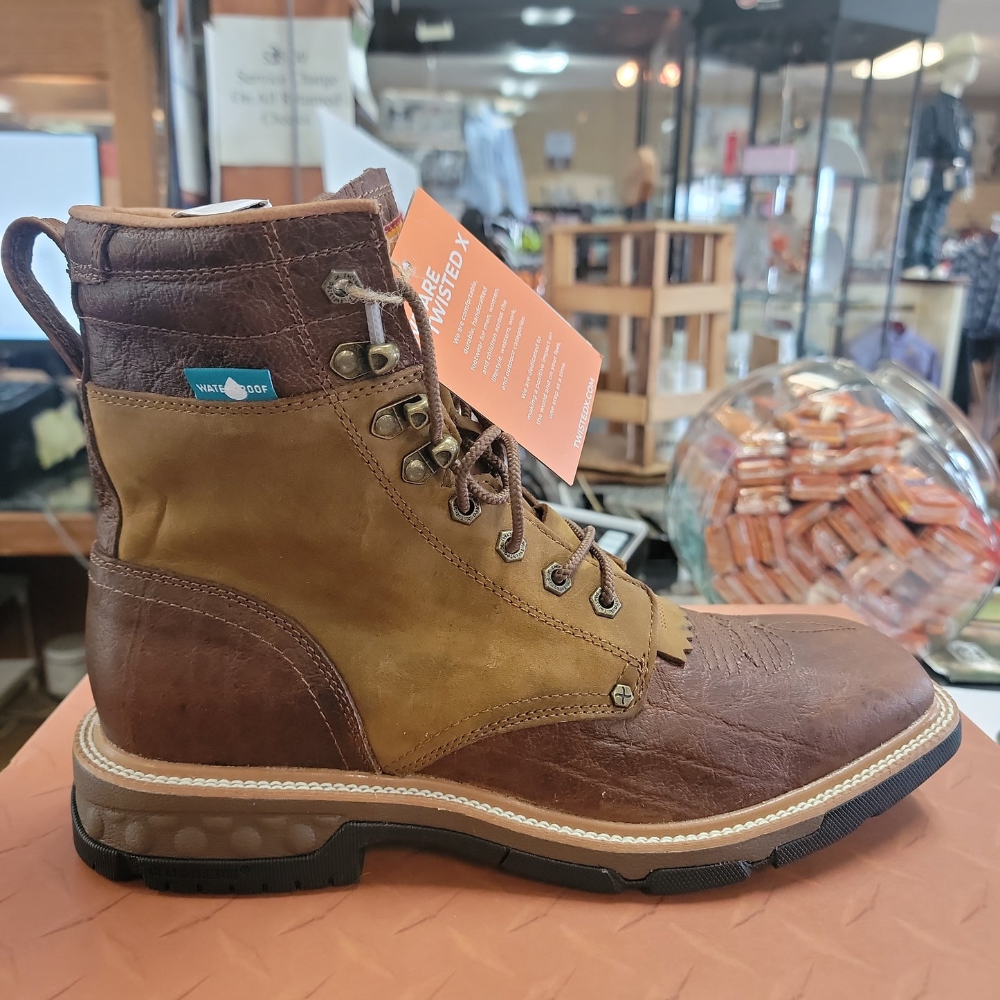 8" Twisted X Work boot