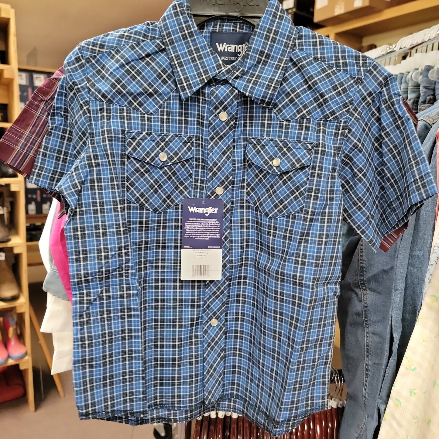 Wrangler boys western dress shirt 206WAAL