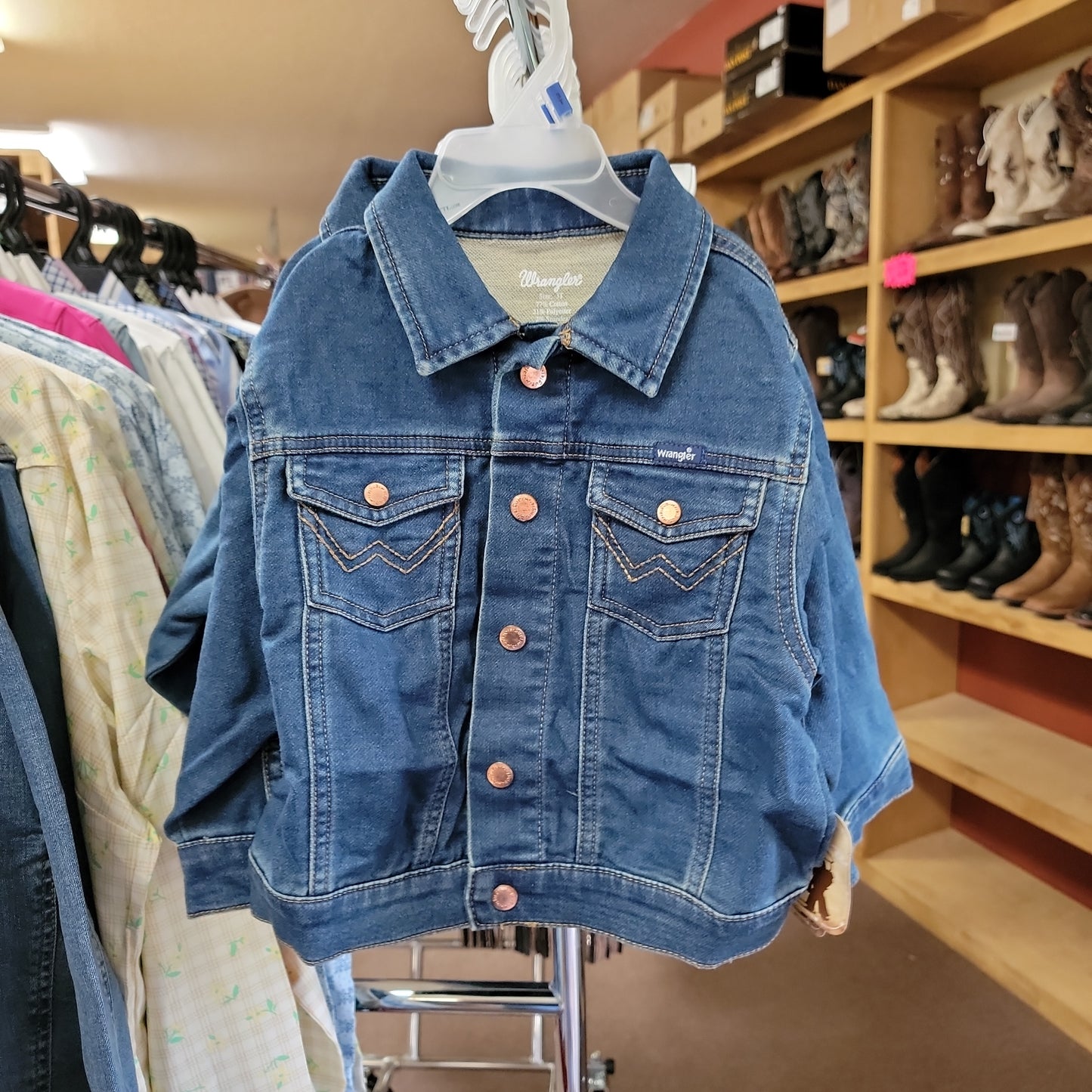 Wrangler baby unisex denim jacket PQK126D