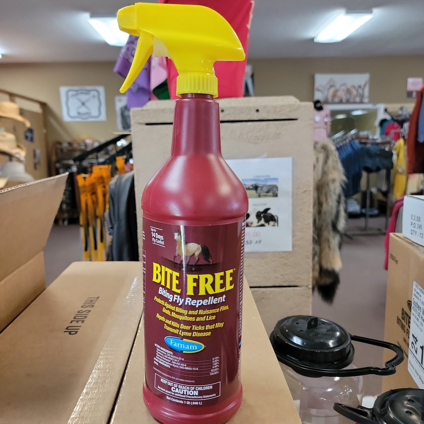 Bite Free Biting Fly Repellet-Red : 1 QT