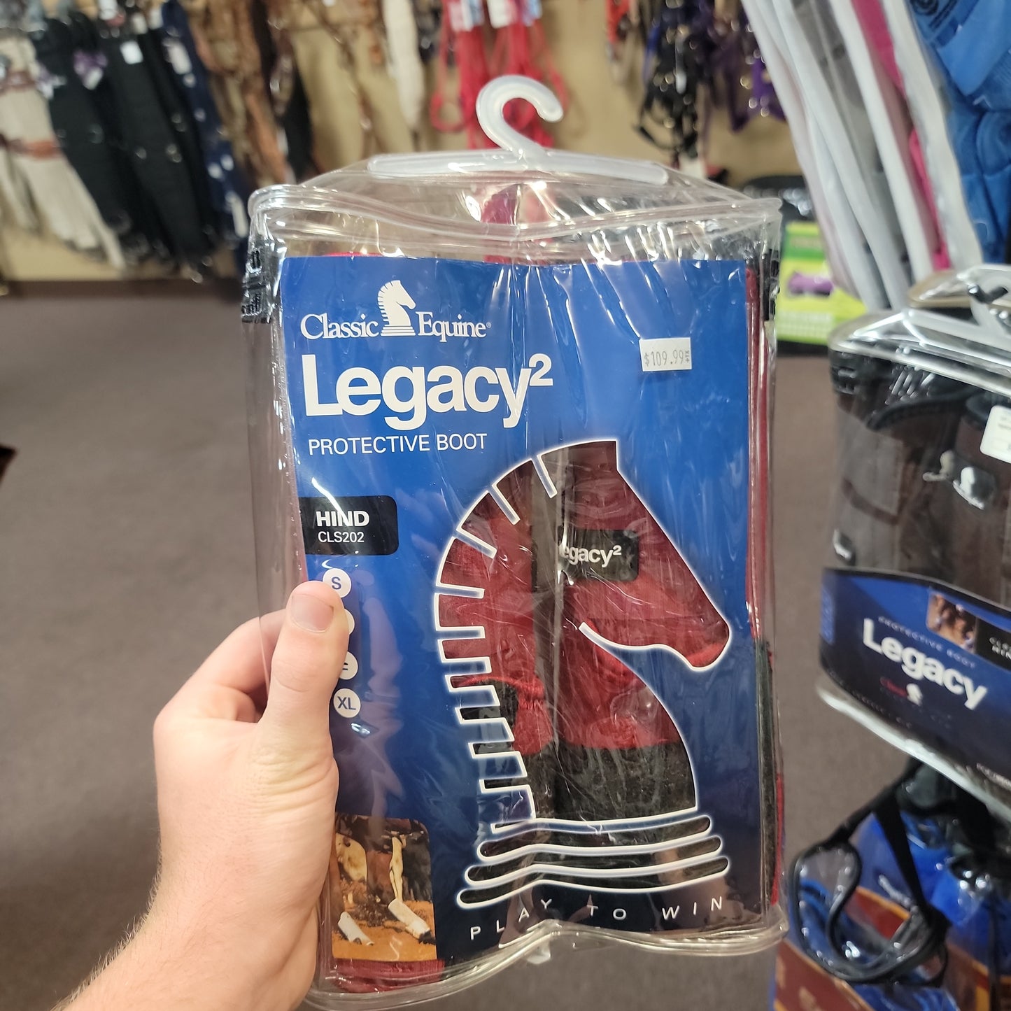 LEGACY2 HIND PROTECTIVE BOOT-CRIMSON : L