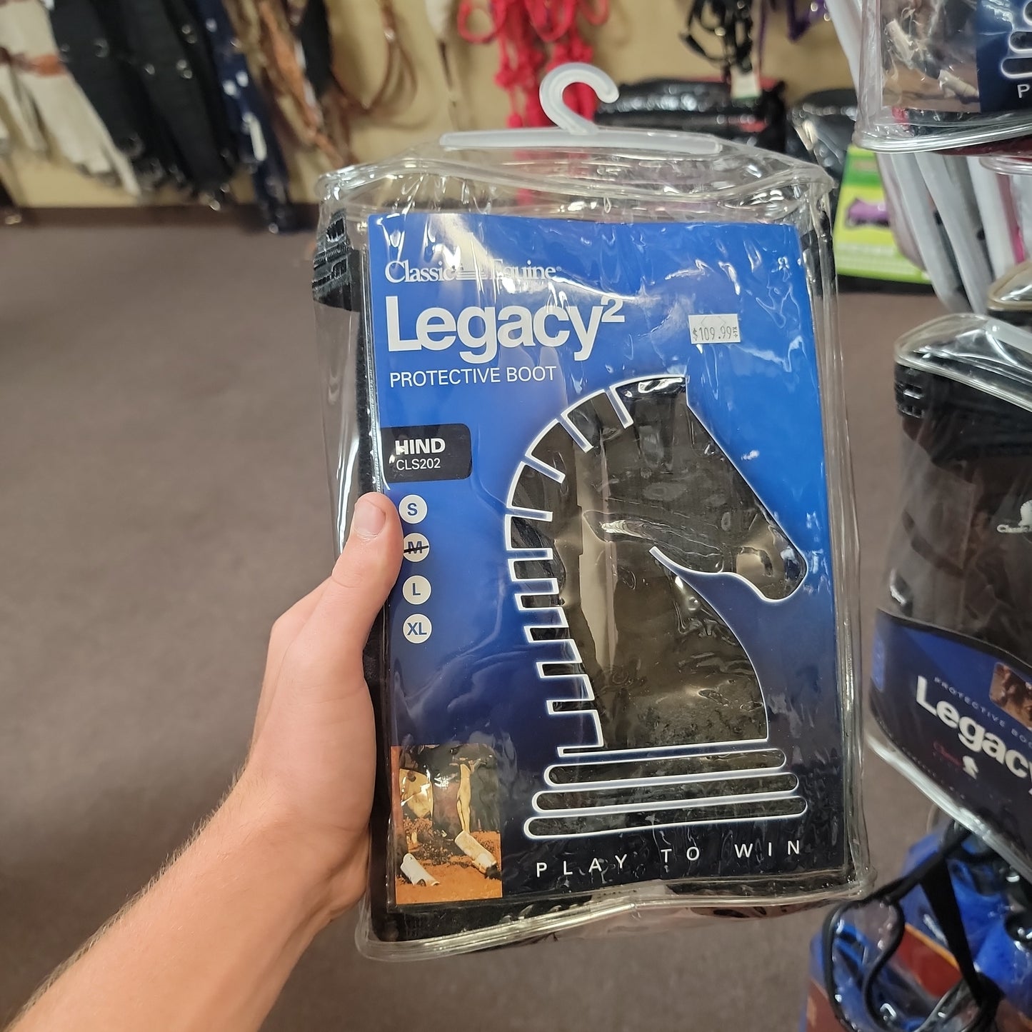 LEGACY2 HIND PROTECTIVE BOOT-BLACK : M