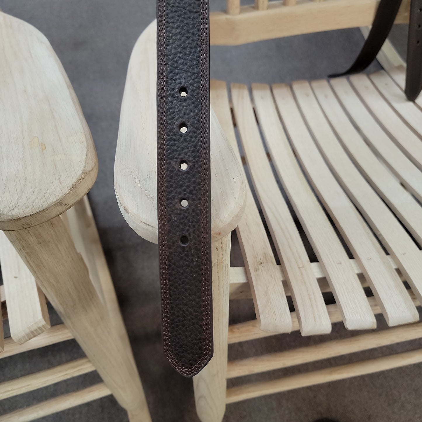 Mens Belt Ariat Stitched-Brown A10004630