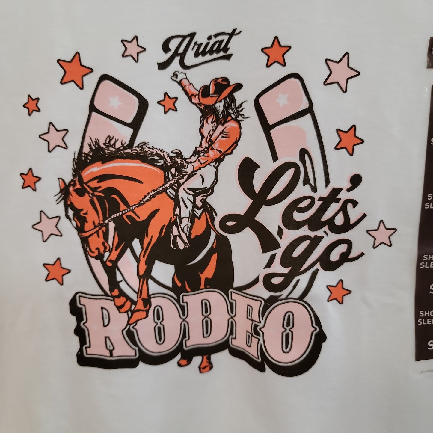 Ariat girls let's rodeo T shirt 10047908