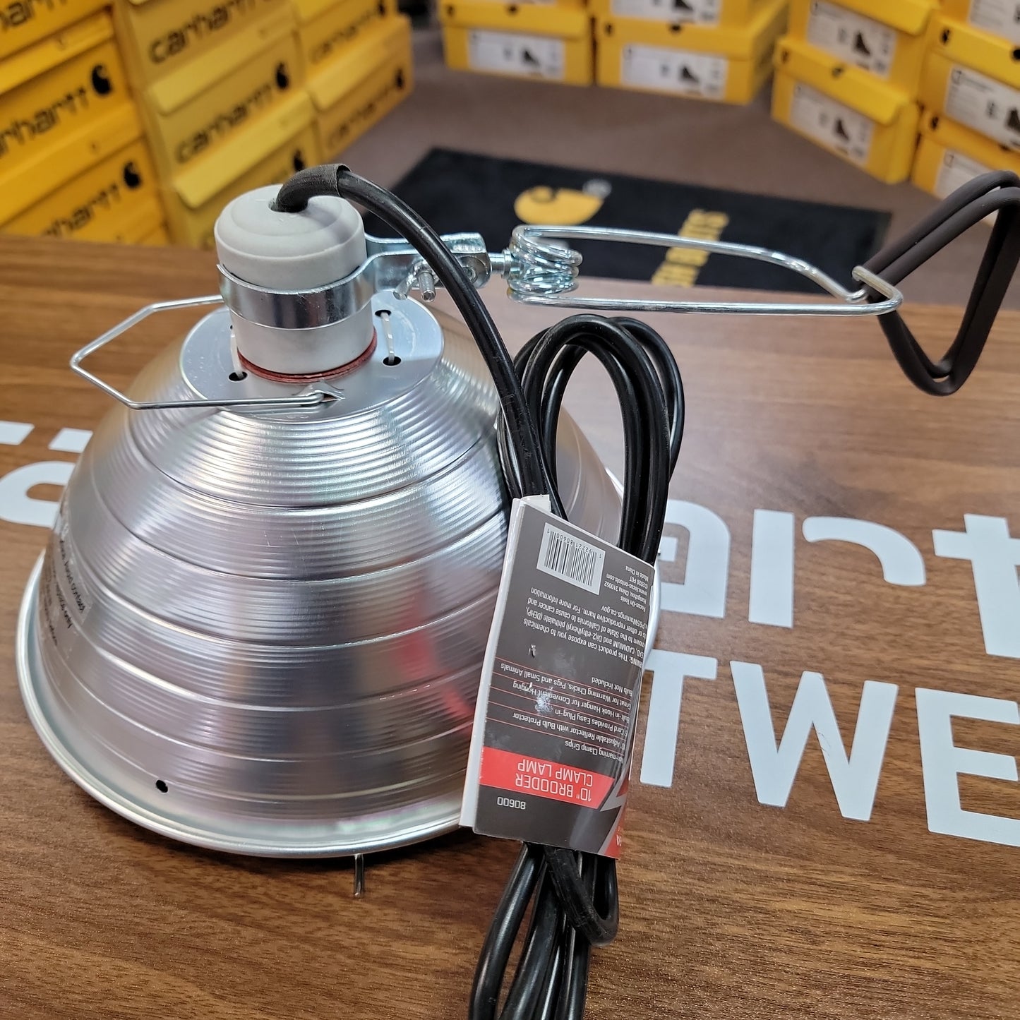 10" Brooder Heat Lamp - Silver : 10"
