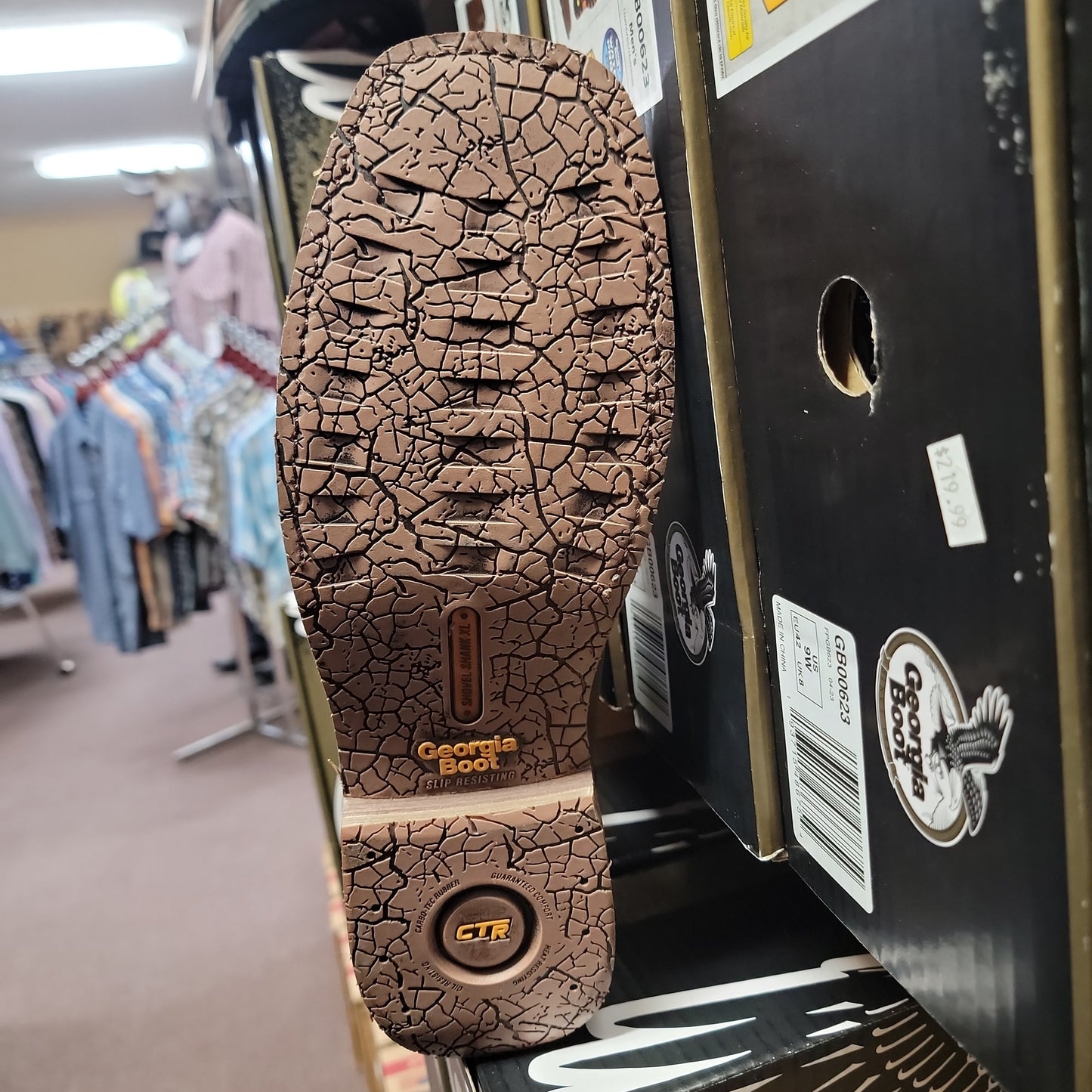 MEN 11" WORK BOOT-BLACK : GB00527