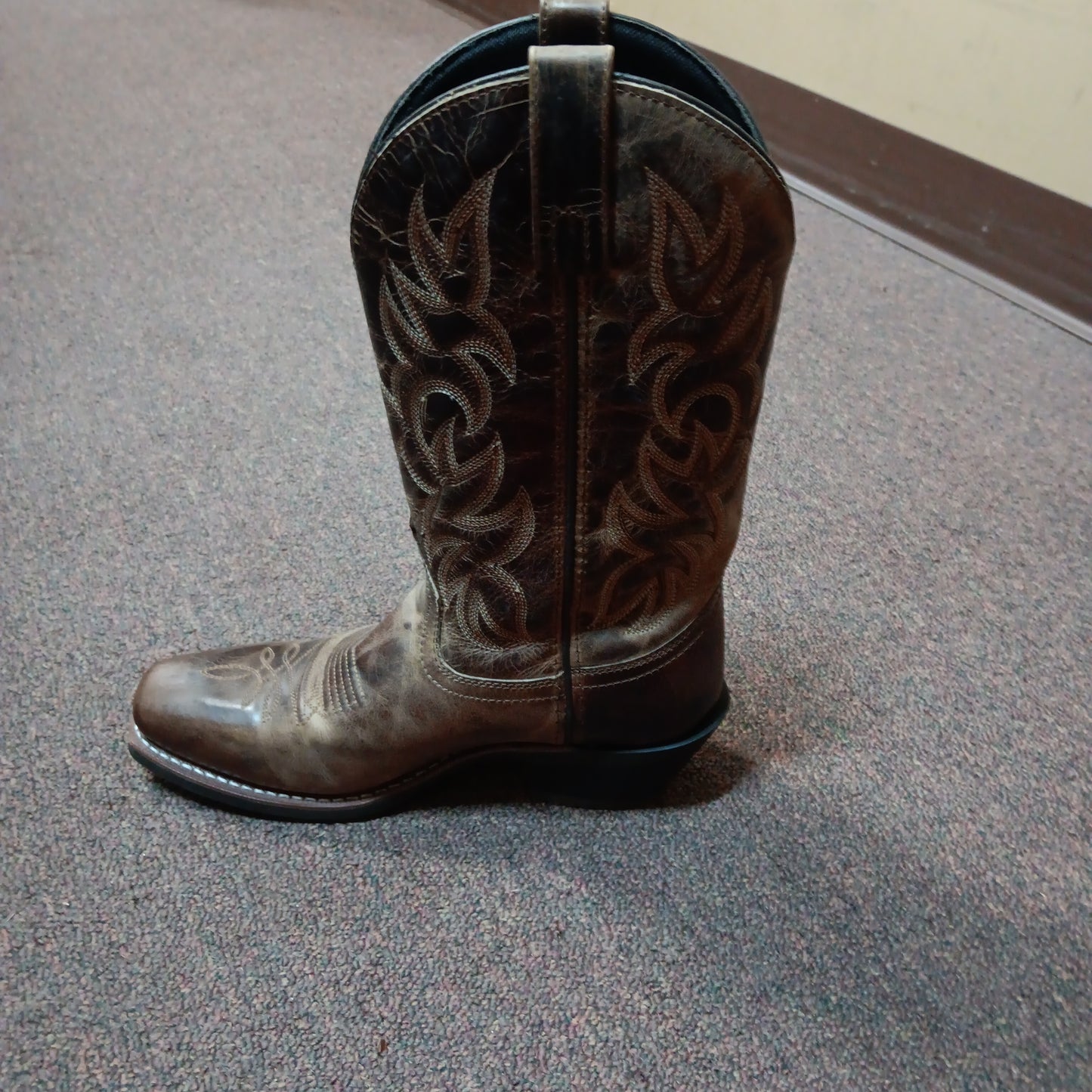 MENS LAREDO BOOT-BROWN : 7D