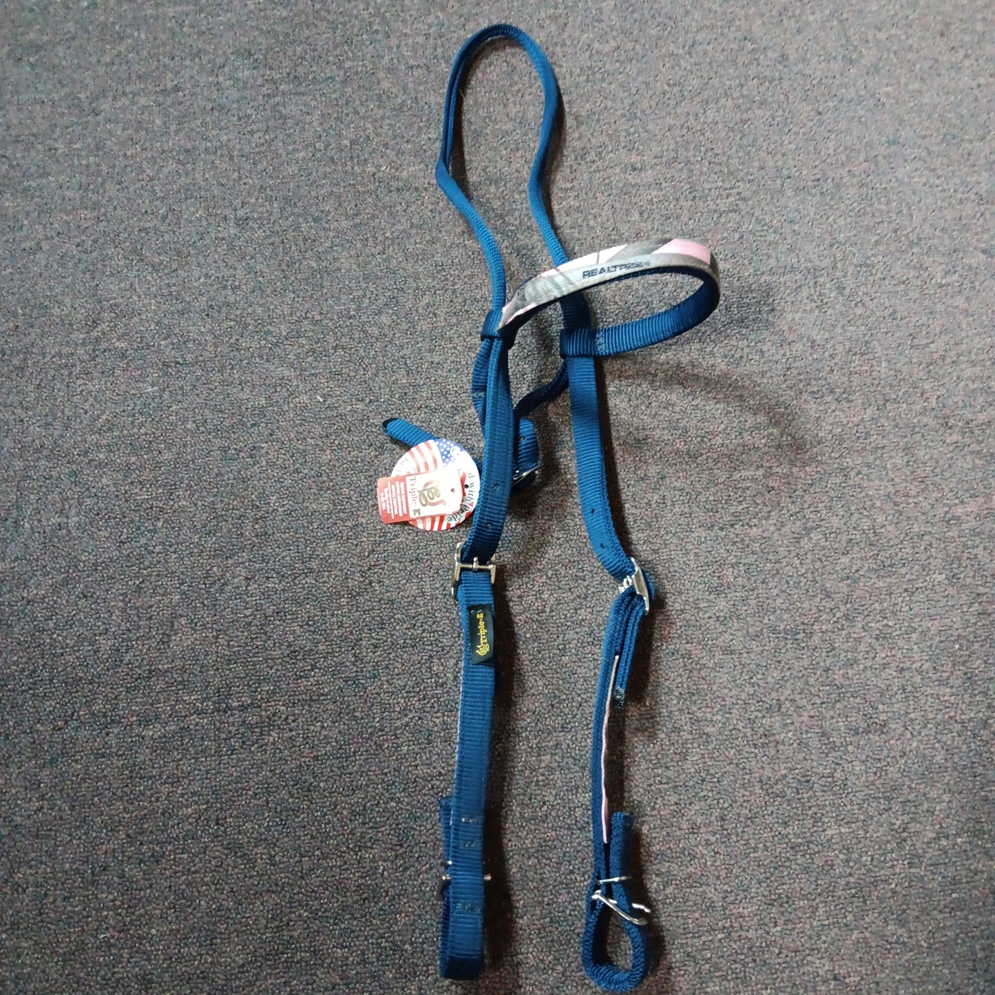 Real tree camo browband-pink camo