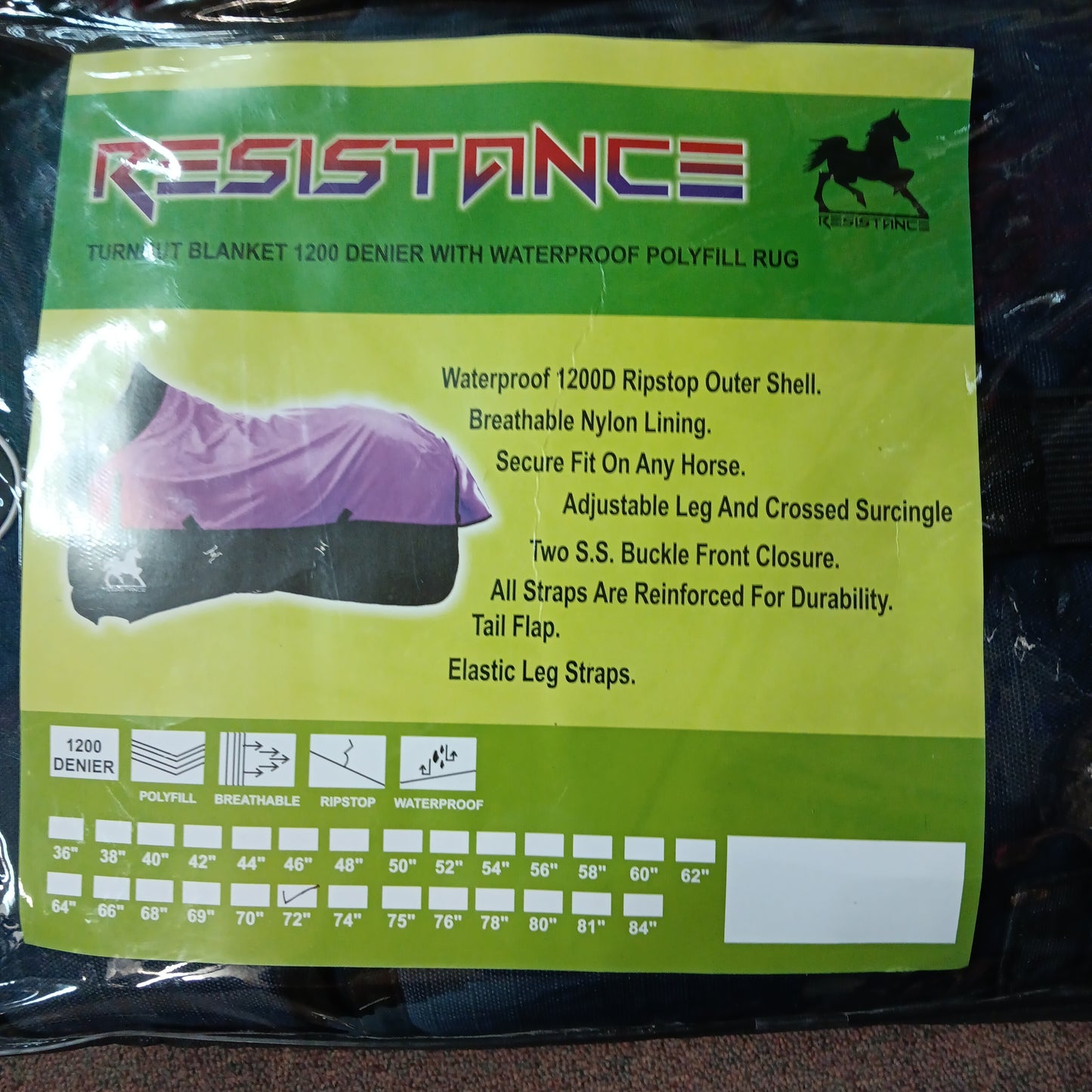 Turn out blanket-red : 72