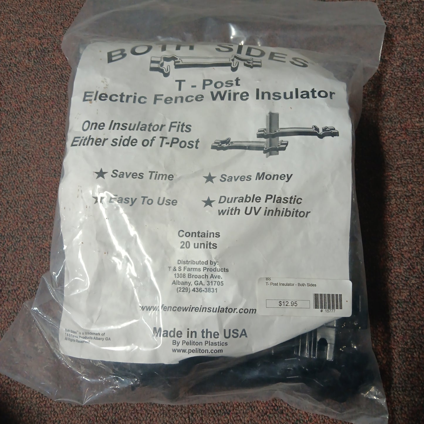 T-post Eletric Fence Wire Insulator