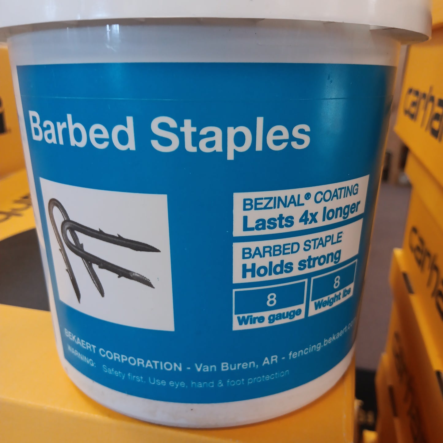 Barbed Staples-Blue : 8lb