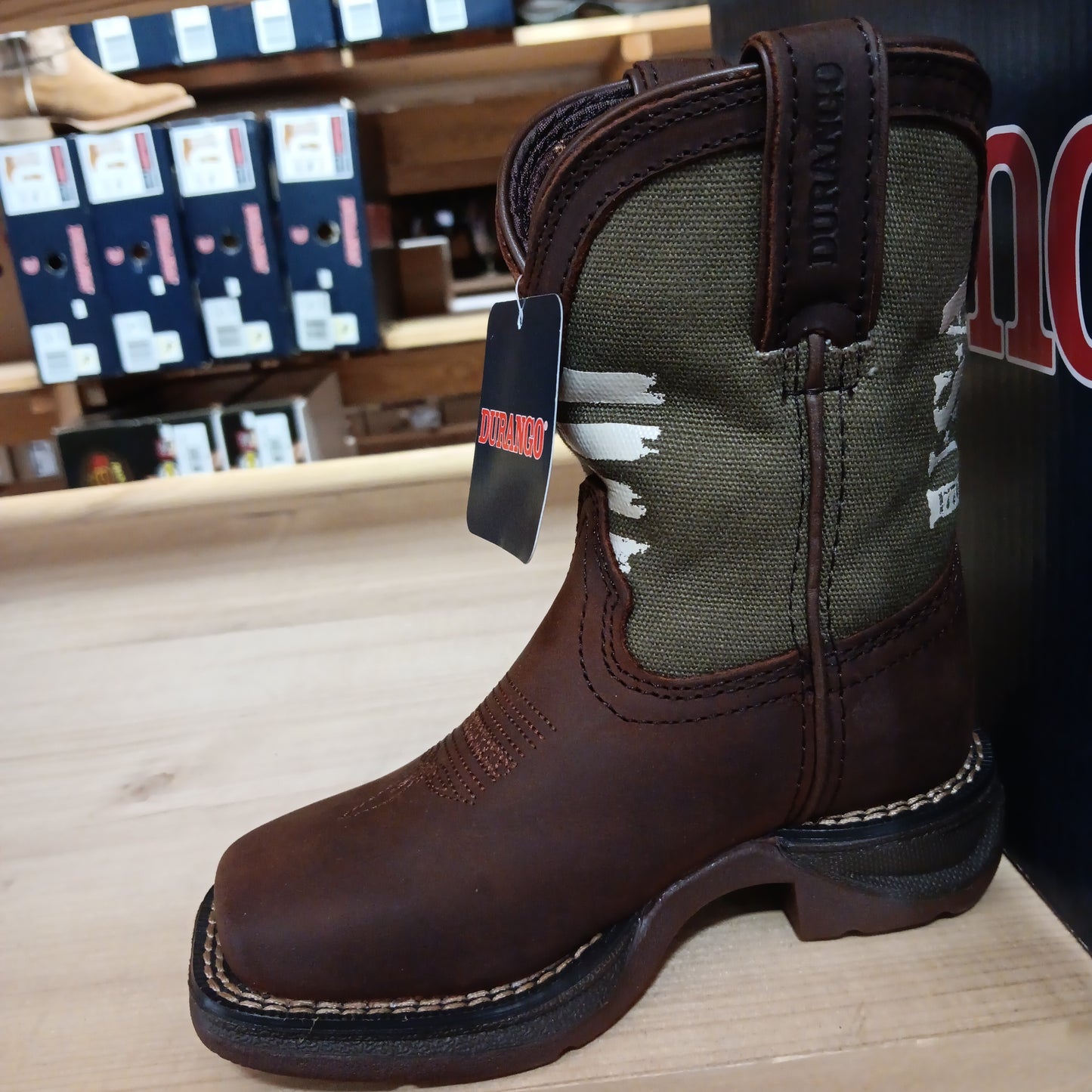 Boots - Kids Durango USA-Green : DBT0232C/Y