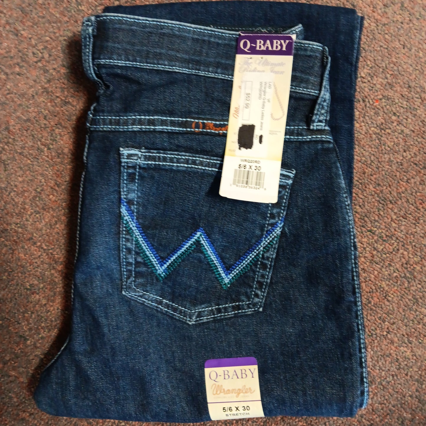 Ladies Wrangler Q-Baby Dark-WRQ2ORD