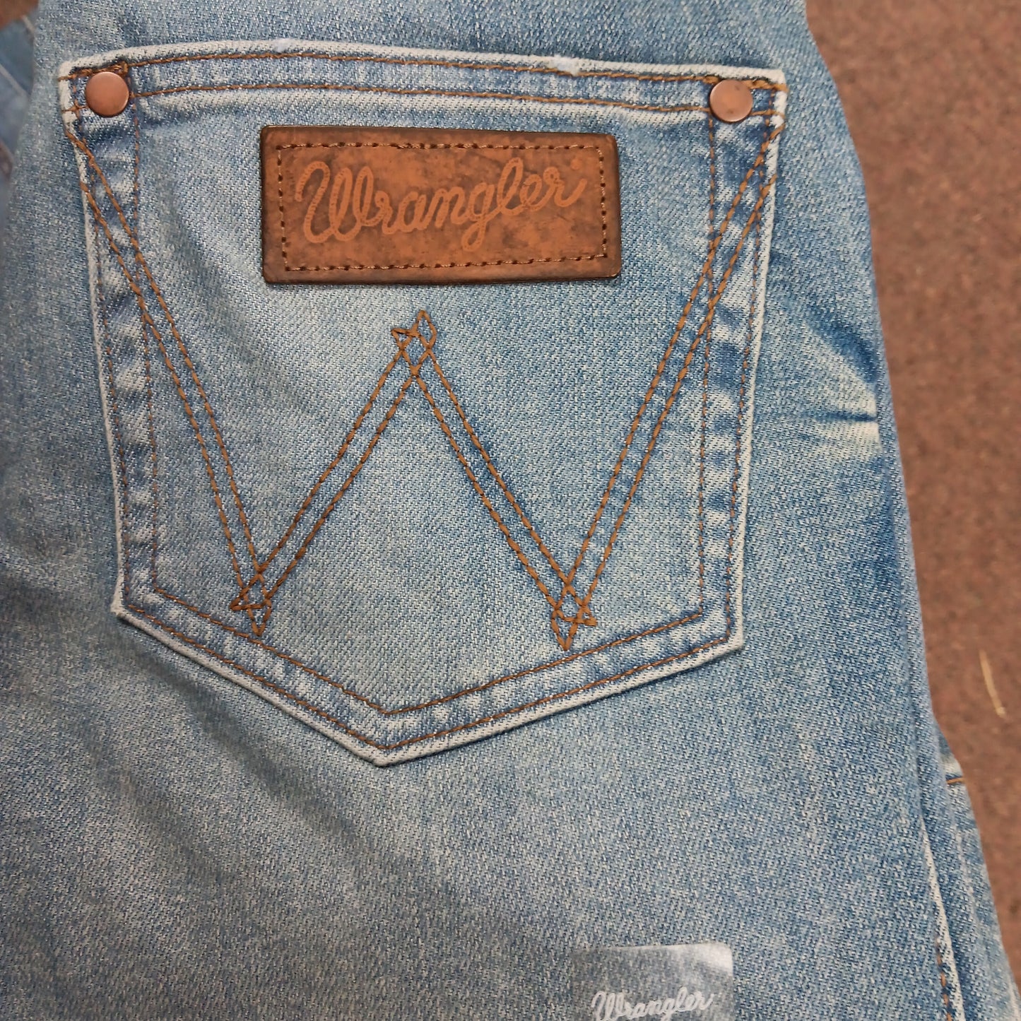 WOMENS WRANGLER RETRO-BLUE : MPEGK
