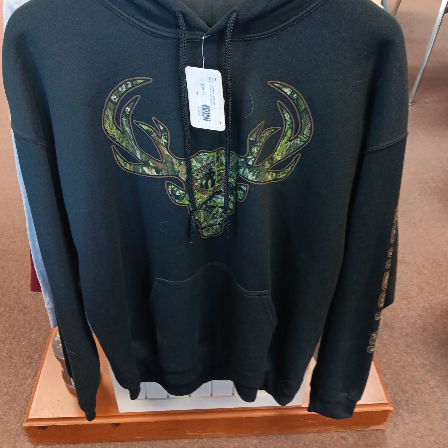 Mens - Cowboy Up Hoodie