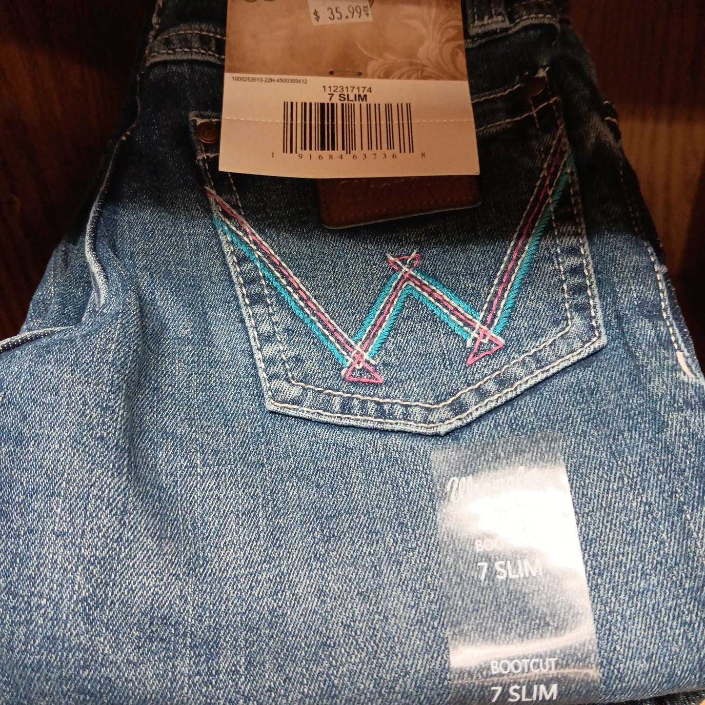 WRG WSTRN GIRLS JEANS-BLUE : 112317174