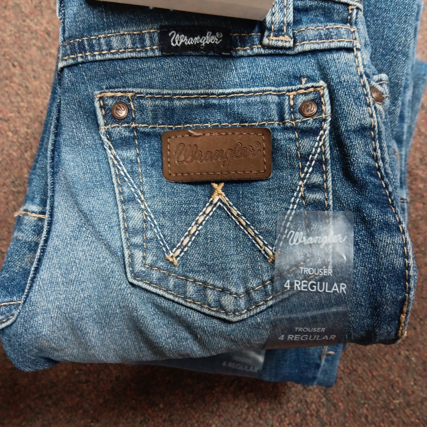 WRG GIRLS WESTRN JEANS-BLUE : 112317227