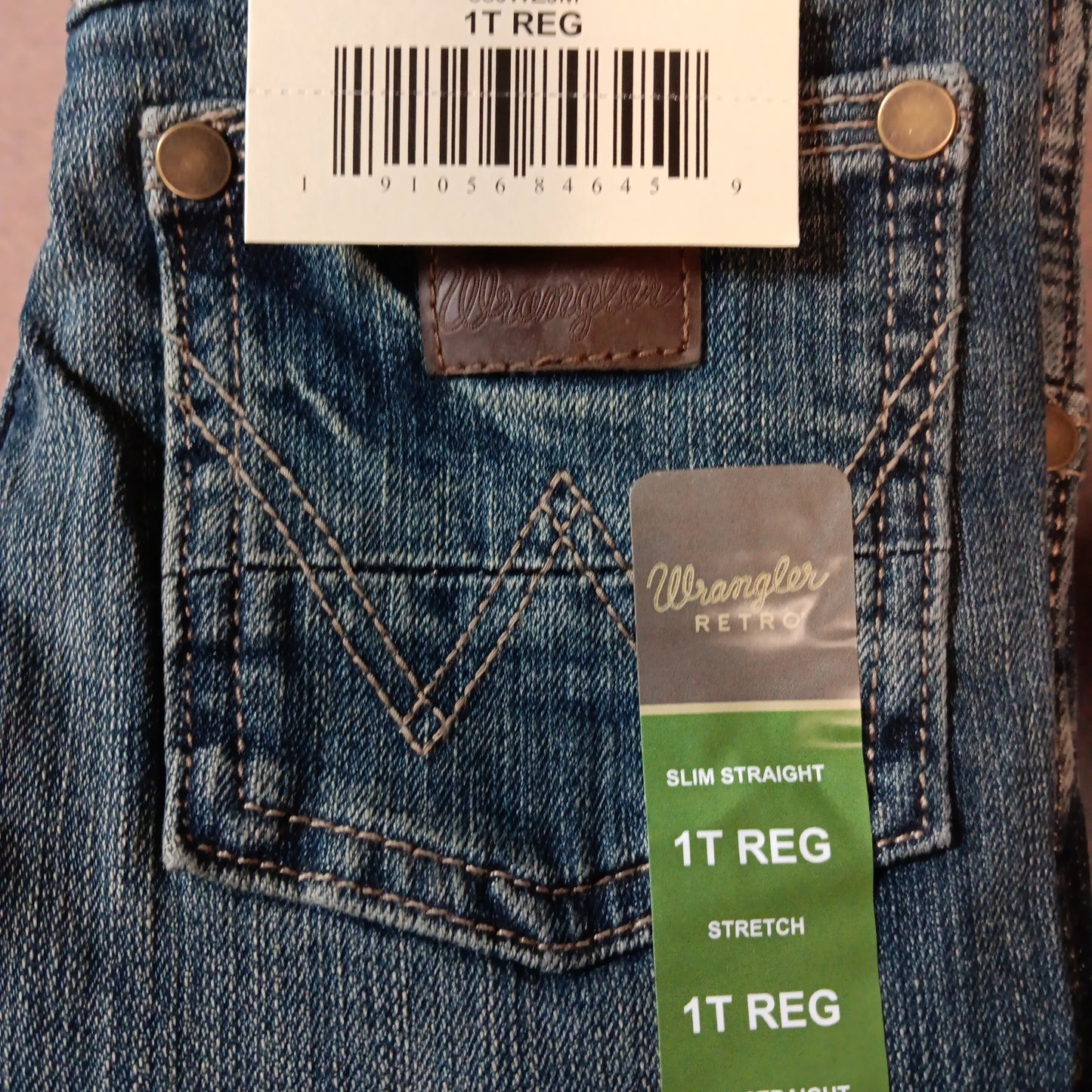 BOYS WRANGLER RETRO PANTS-BLUE -112317818