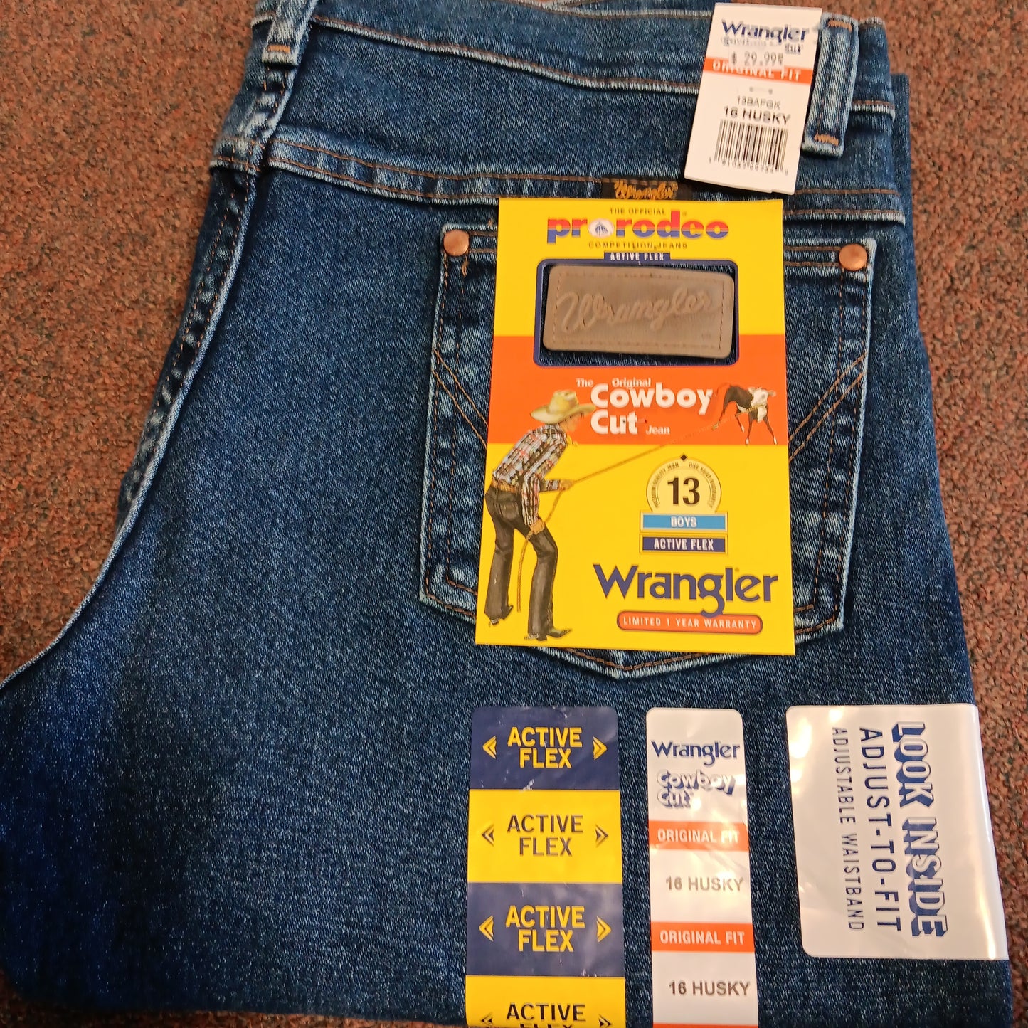 Boys Original Fit Wrangler-16H