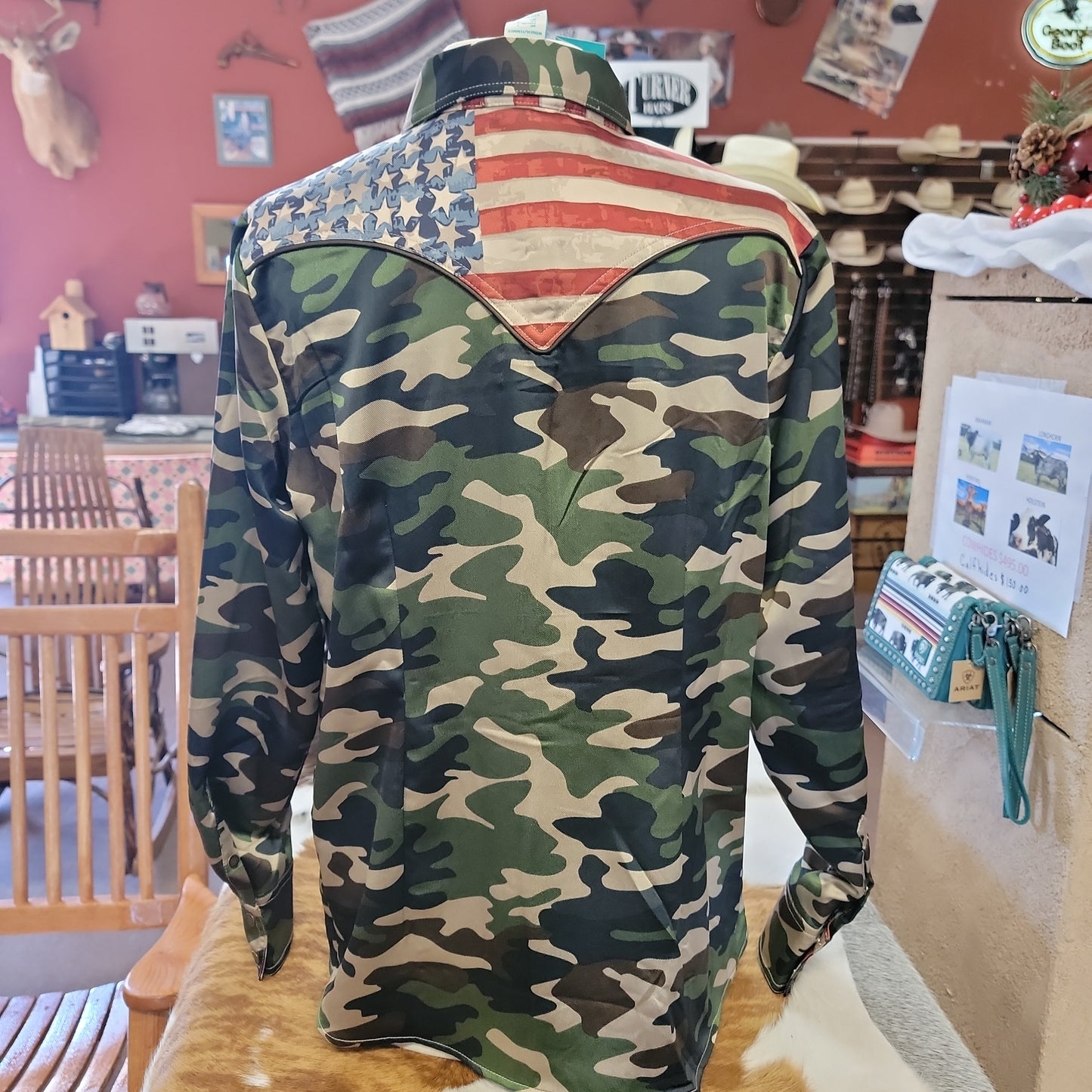 Ariat womens camo pride rodeo shirt 10048674