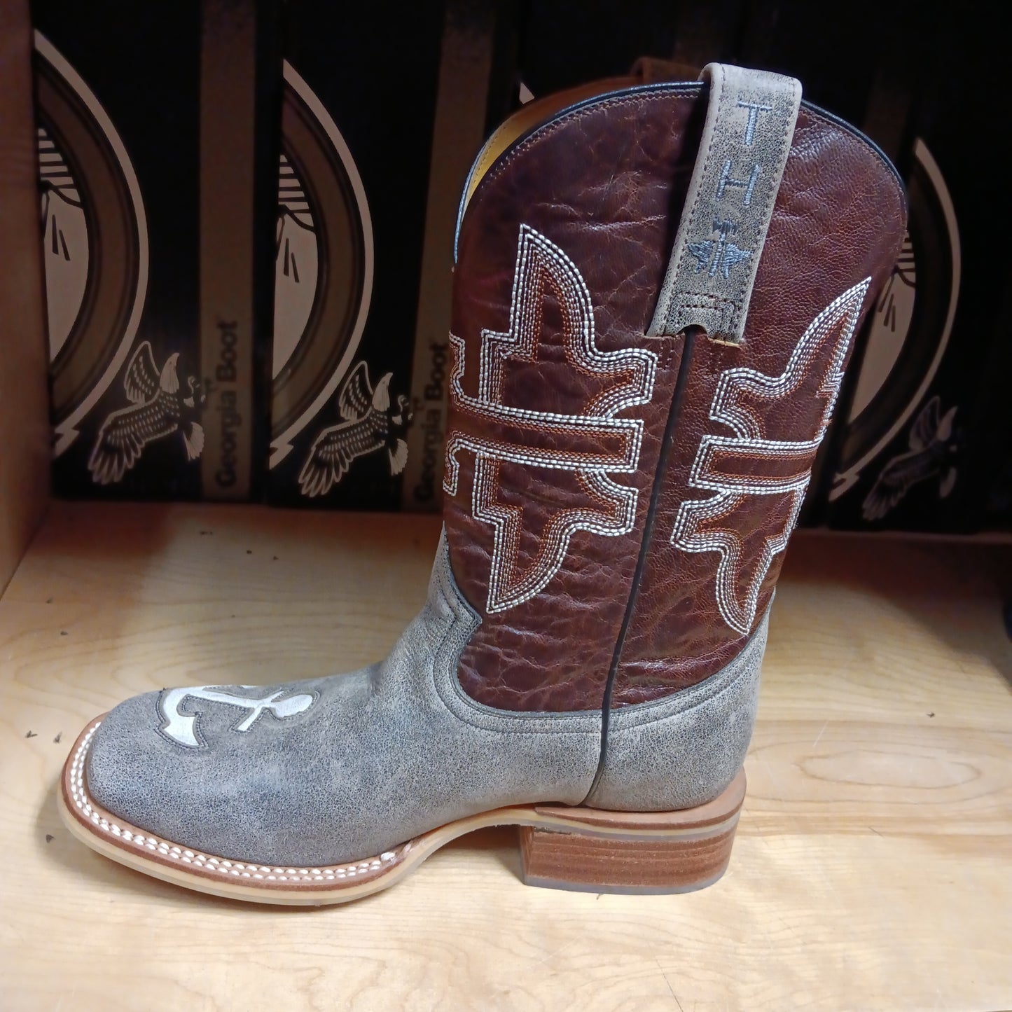 Boots - Mens Tin Haul Anchor-Gray 51772