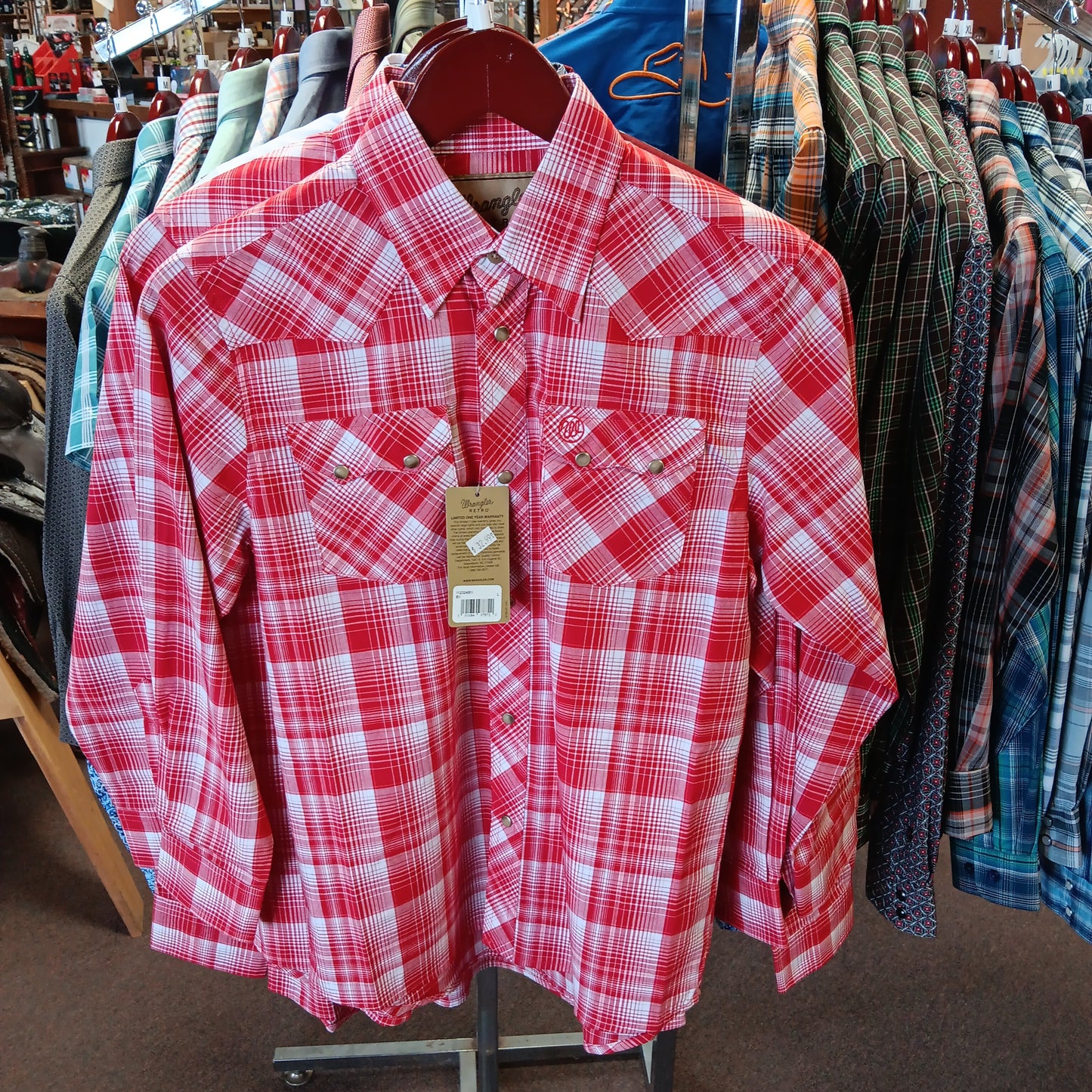 WRANGLER BOYS RETRO CORE-RED 112324661