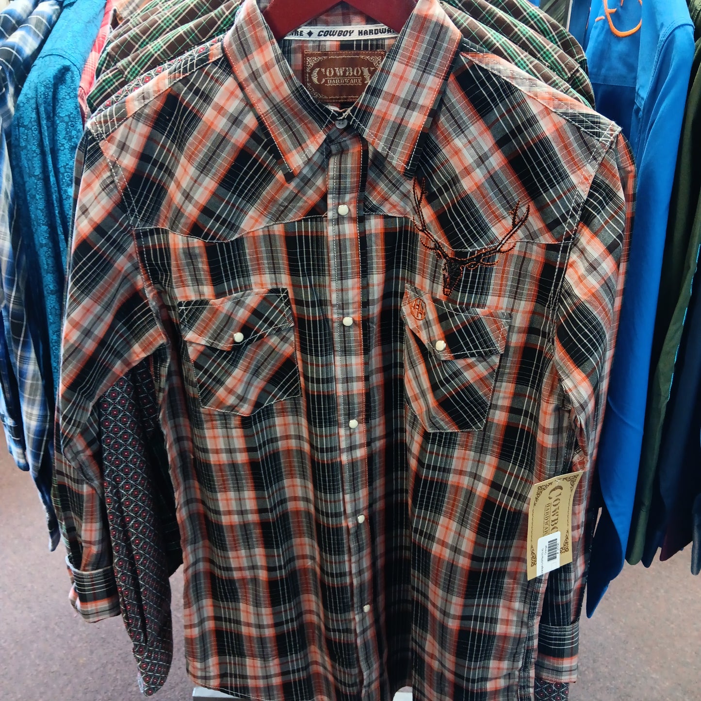 Youth shirt cowboy hardware 325174-265-K