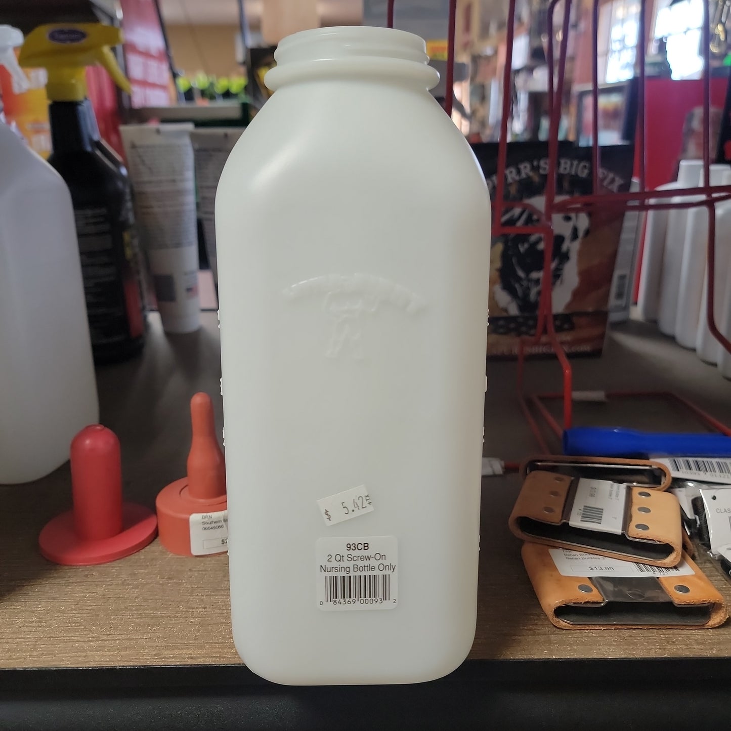 2 QT SCREW-ON NURSING BOTTLE-WHITE : 2 QT