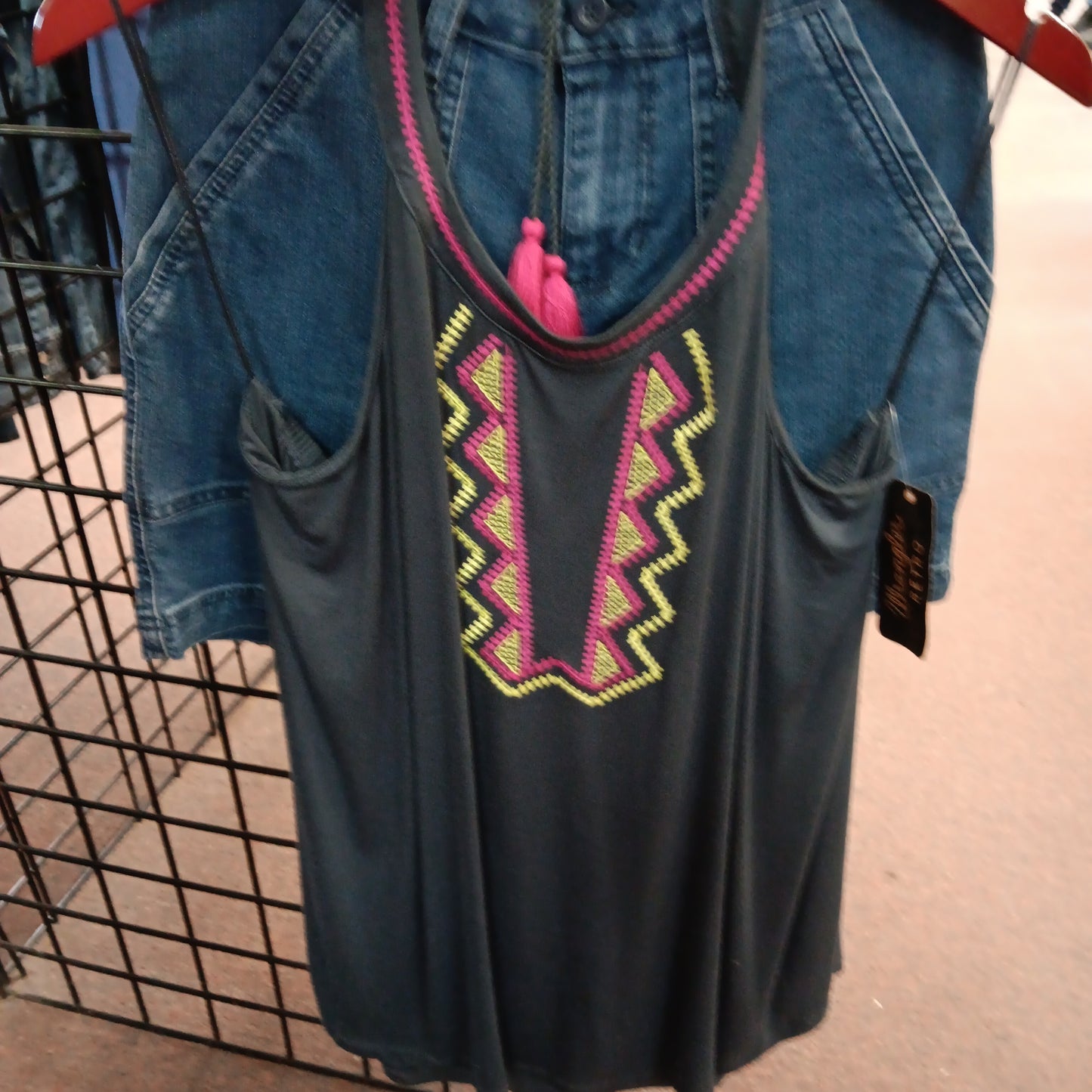 Wrangler Retro ladies halter tank