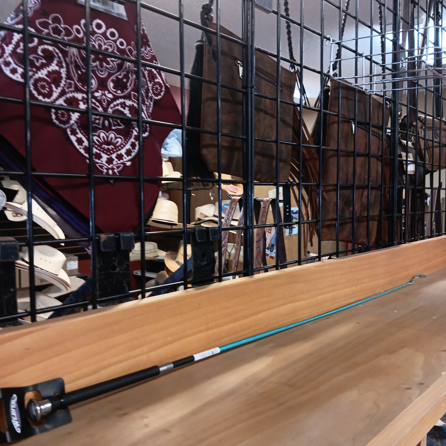 Weaver flex whip chrome tip teal 39