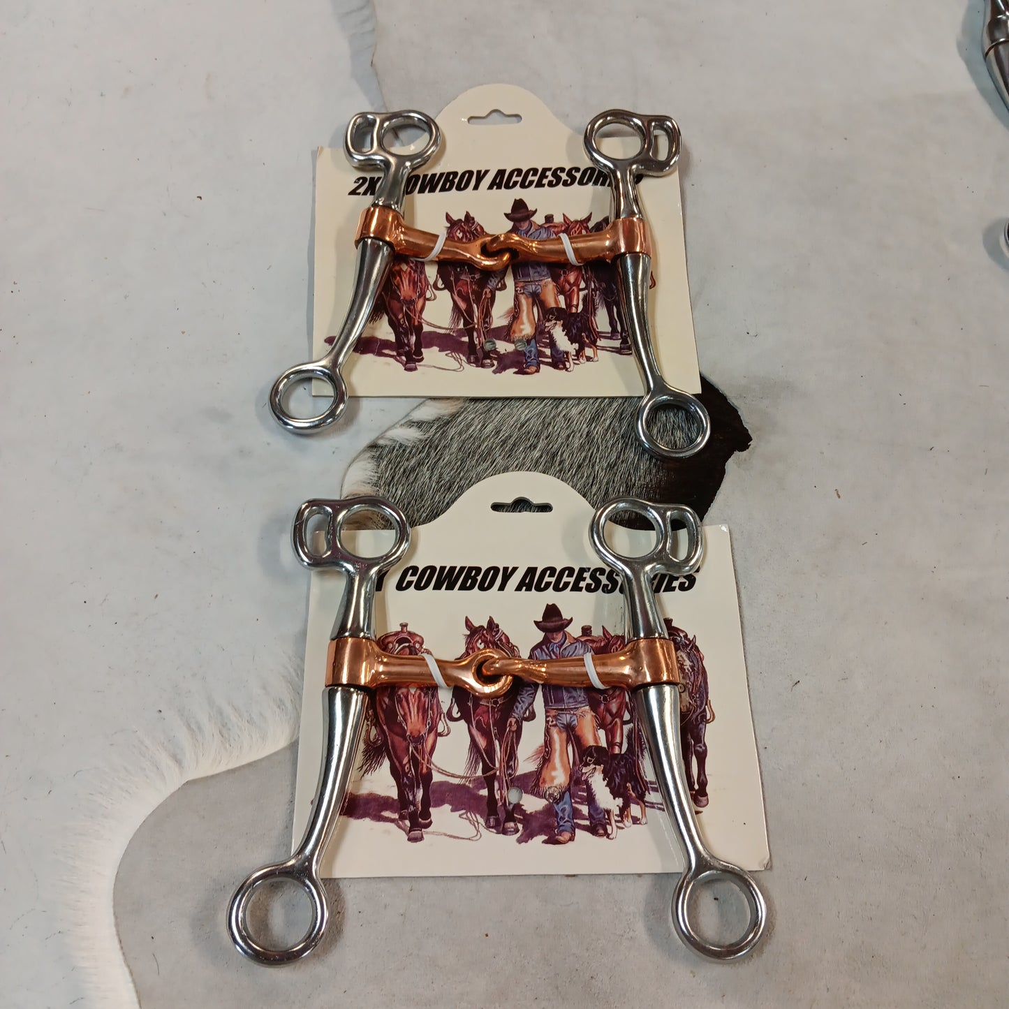 Copper mouth pony bit