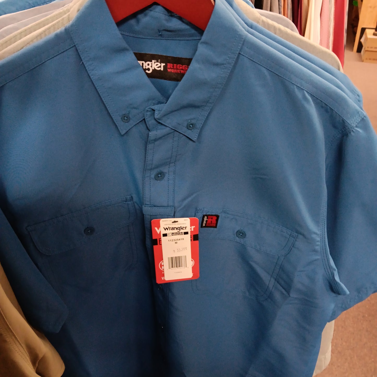 WRANGLER RIGGS WORK WEAR SHORT SLEEVE