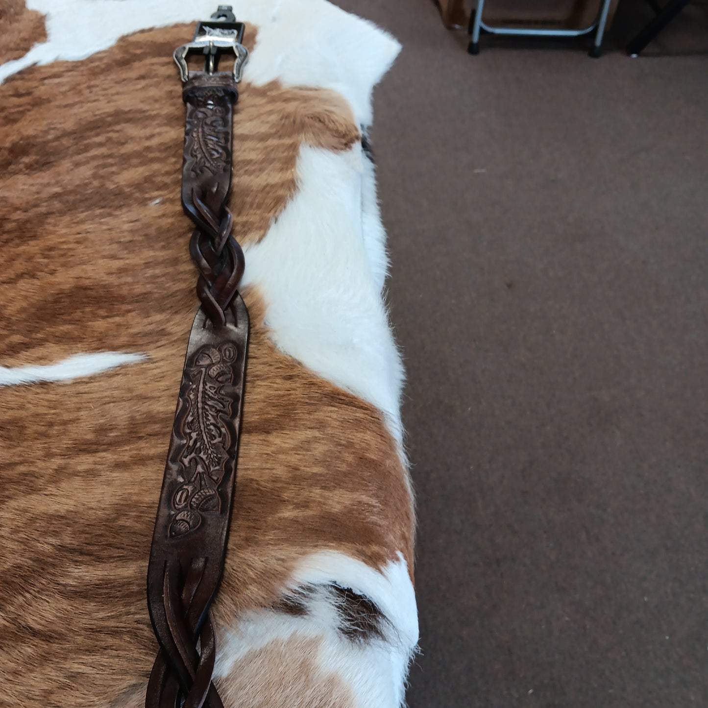 Ladies Angel Ranch beaded acorn belts D140001202