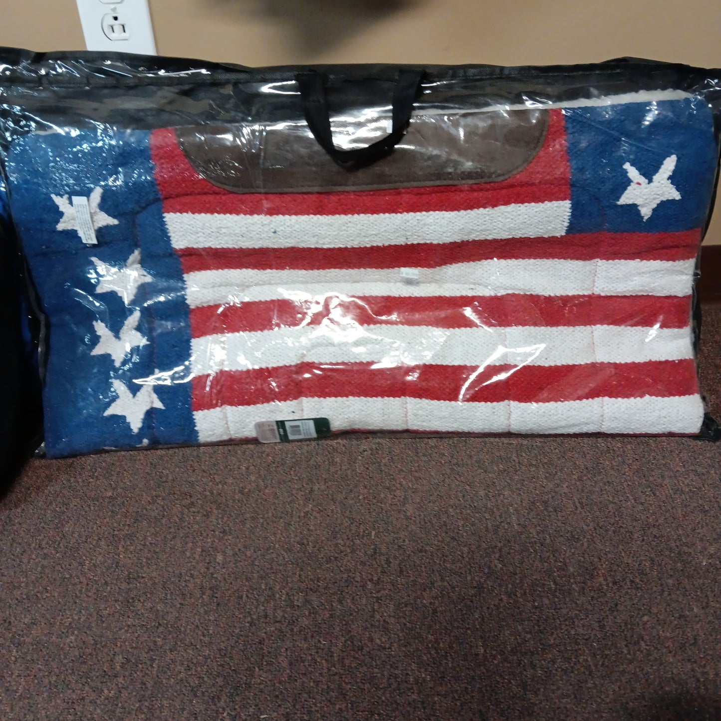 HORSE LEATHER PAD-STRS/STRIPES : HORSE