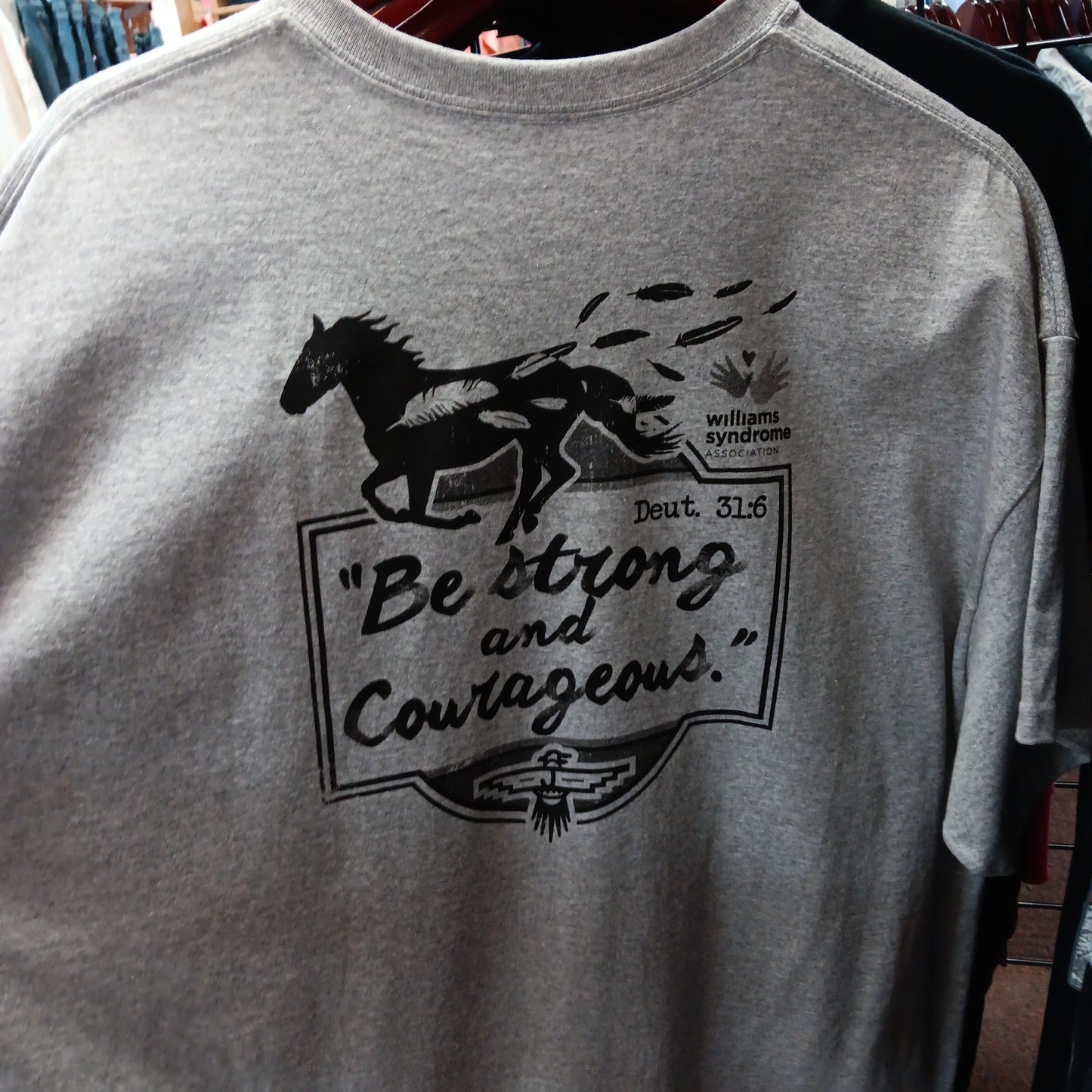 J-Bird Ranch Tshirts-Grey/Turq. : S-XXL