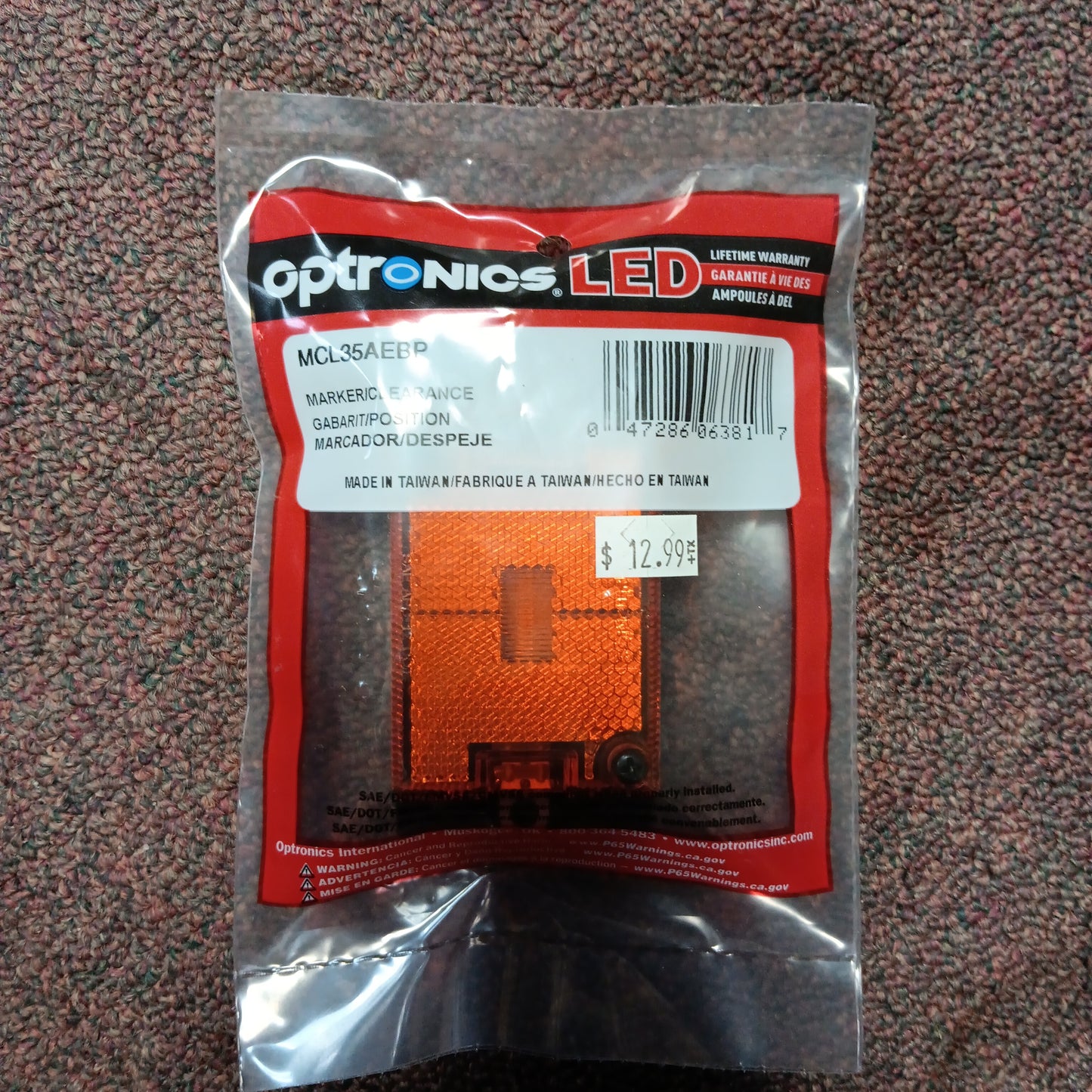 OPTRONICS CLEARANCE LIGHT