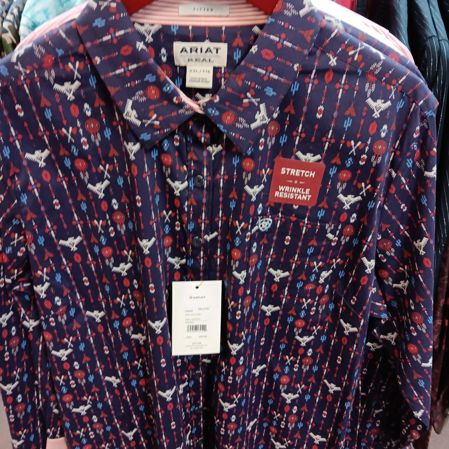 WMNS ARIAT KIRBY TRIBAL SHIRT-TRIBAL : XXL