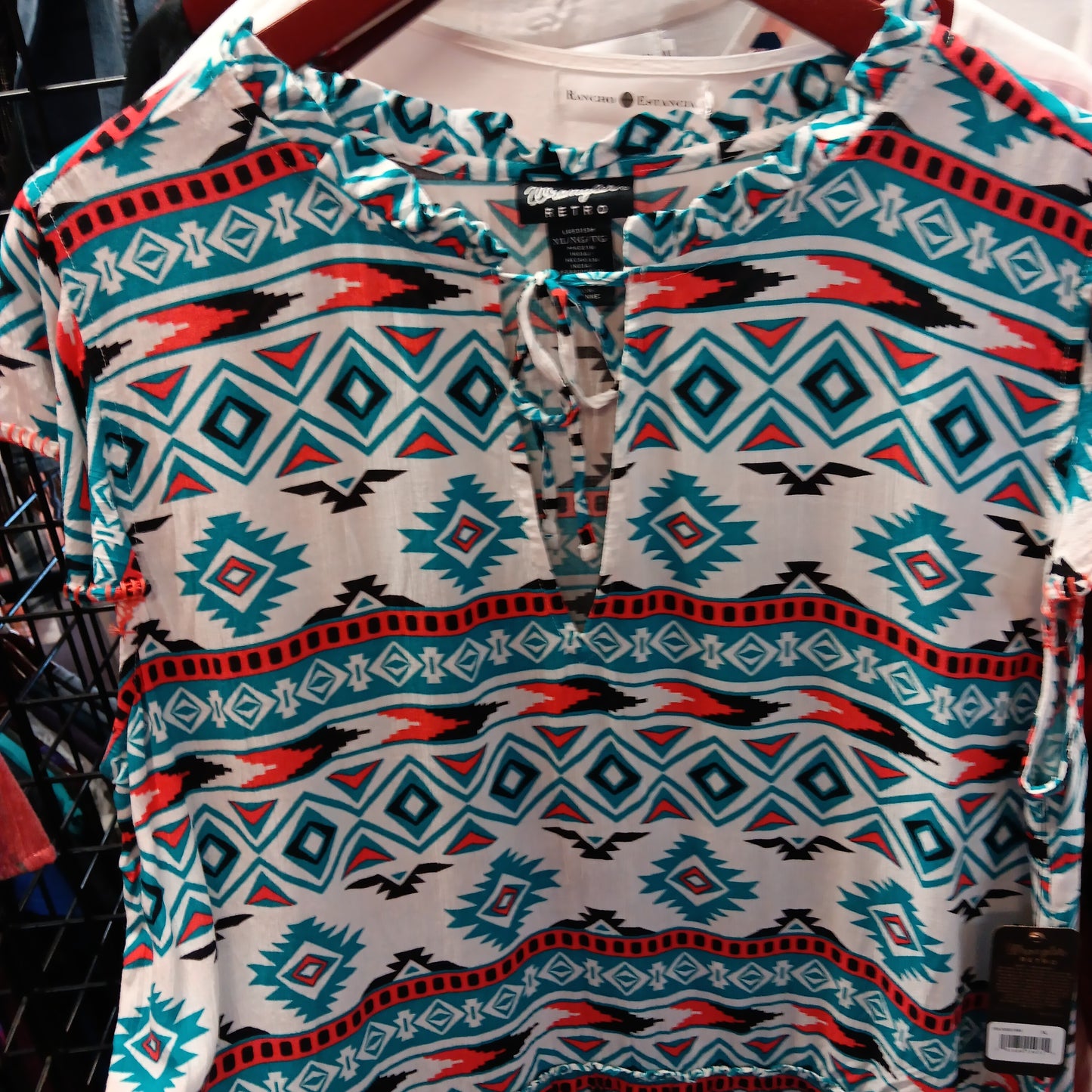 WRANGLER WOMENS RETRO SHIRT-BLOUSE : XL
