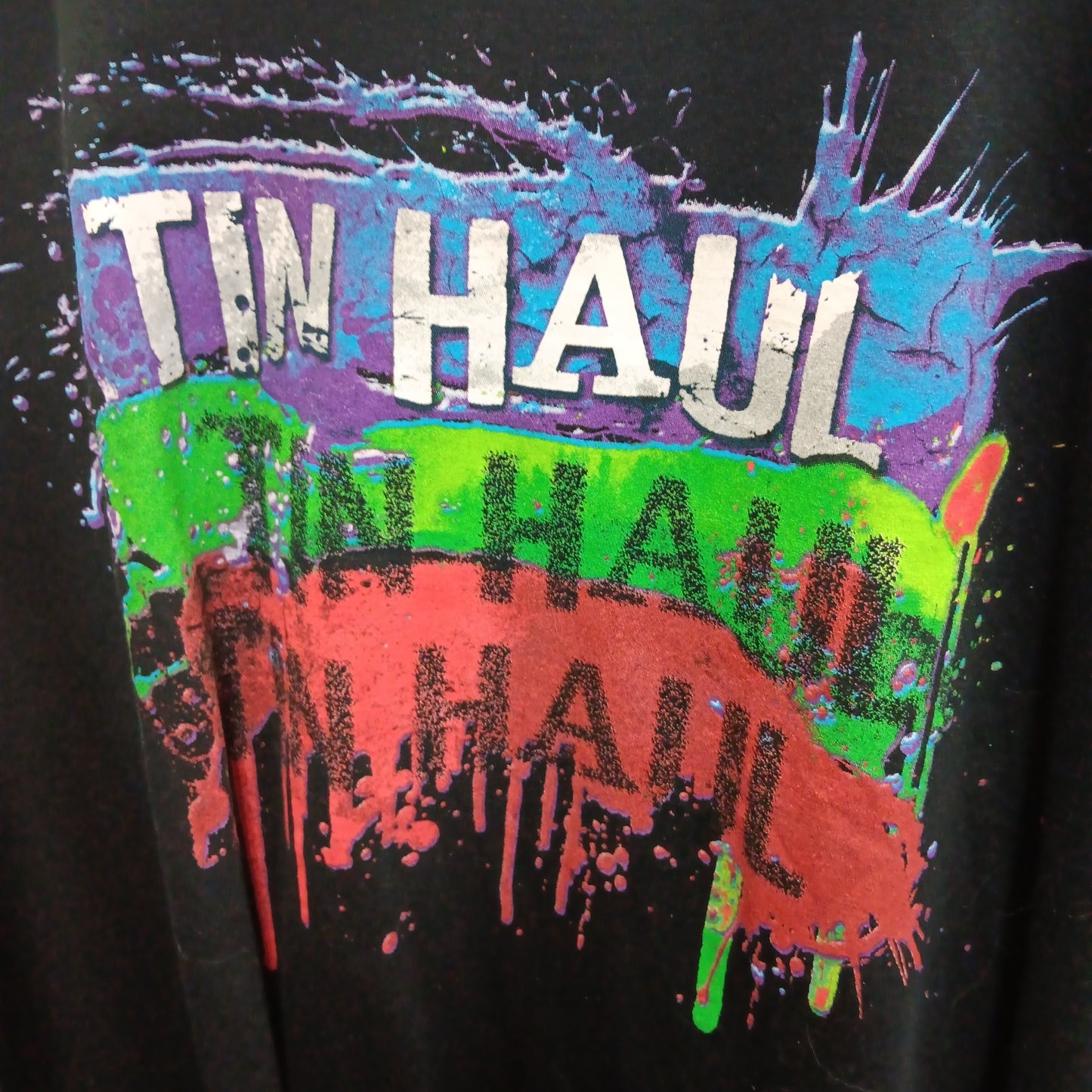 Tin Haul splatter paint black