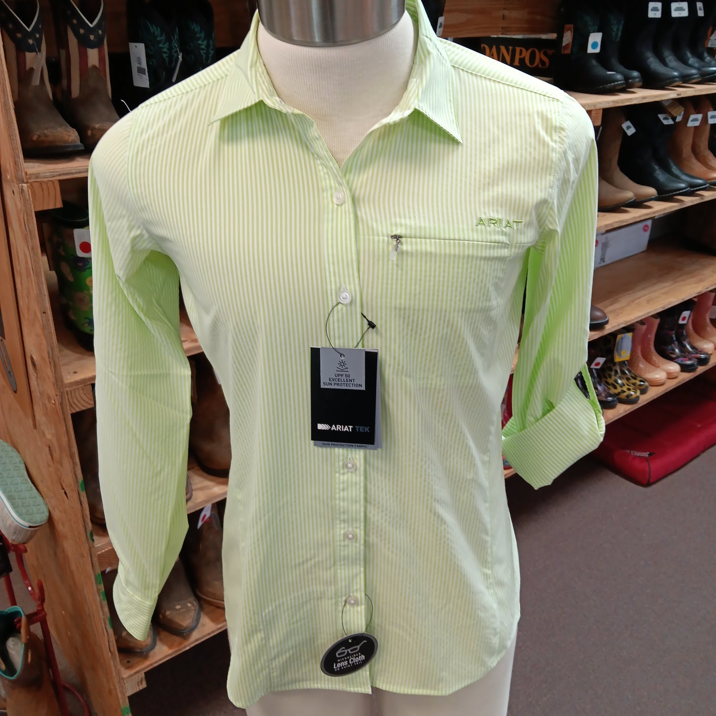 Womens venttek LS shirt lime 10048860
