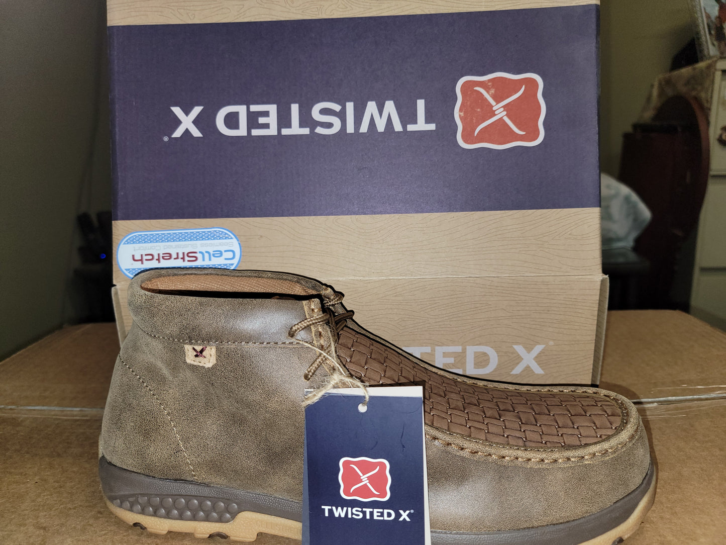 Twisted X Chukka driving moc Chocolate MXC0013