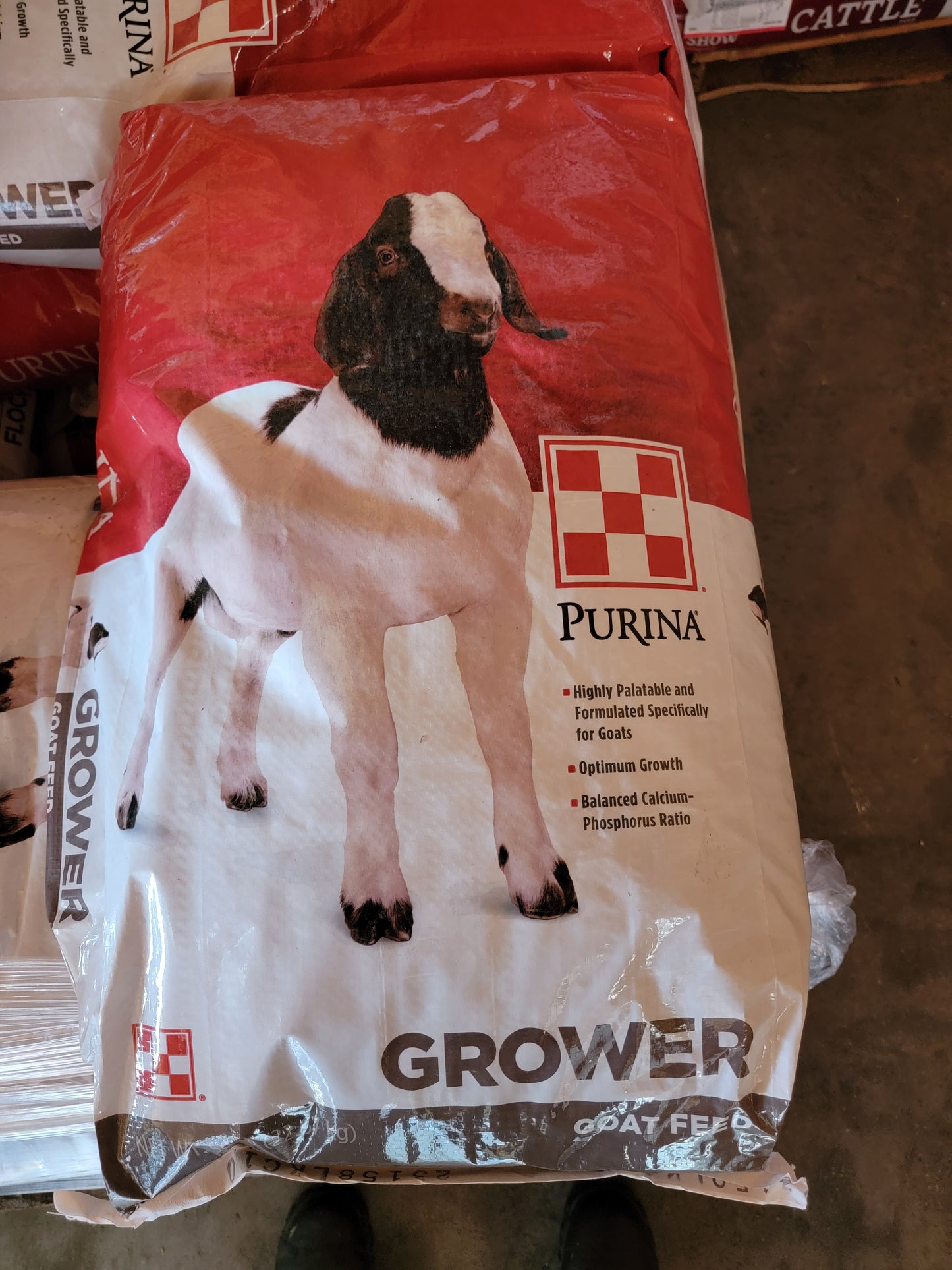 Purina Meat Goat Grower-Pellet : 50#
